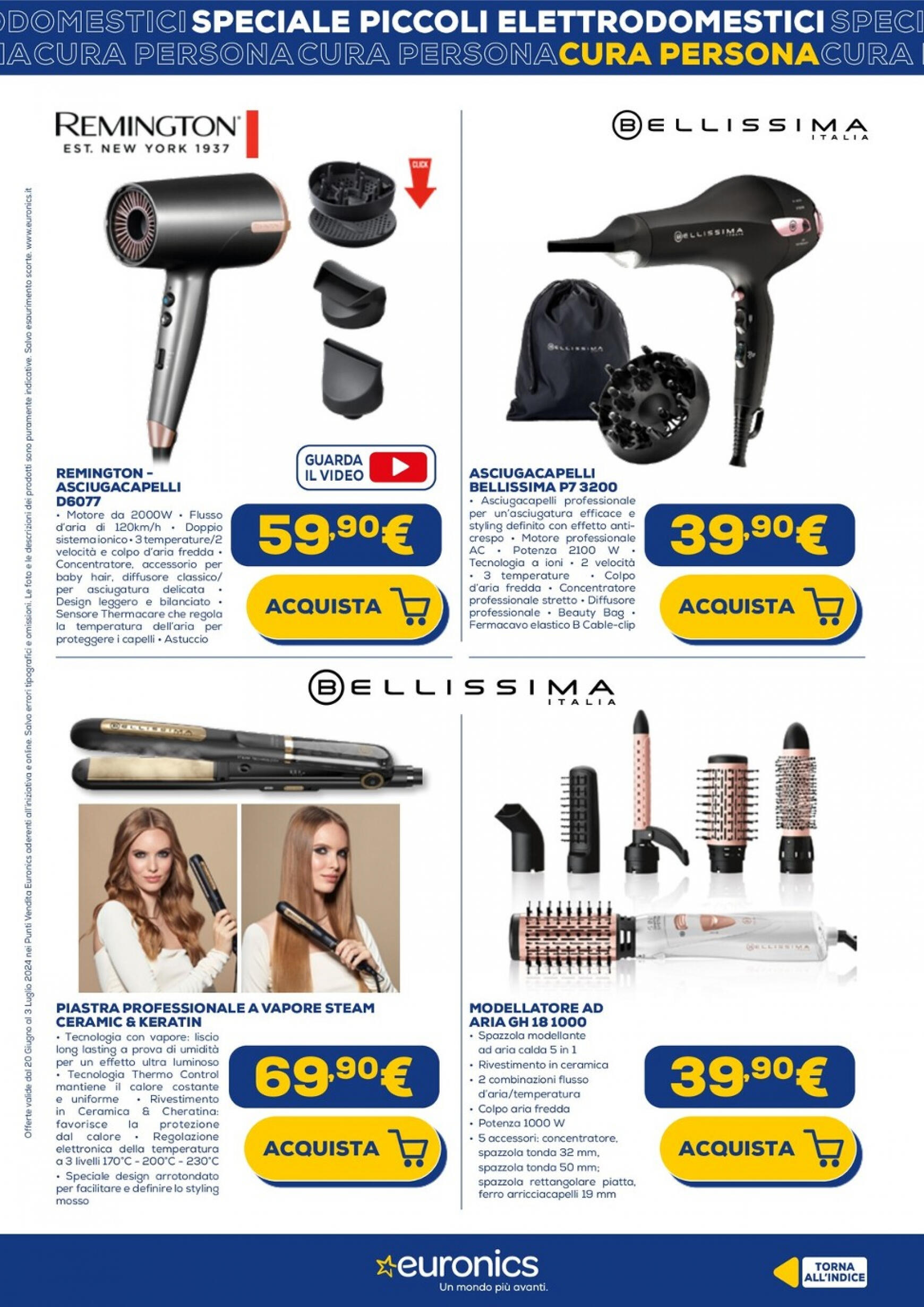 euronics - Nuovo volantino Euronics - Speciale Piccoli Elettrodomestici 20.06. - 03.07. - page: 14