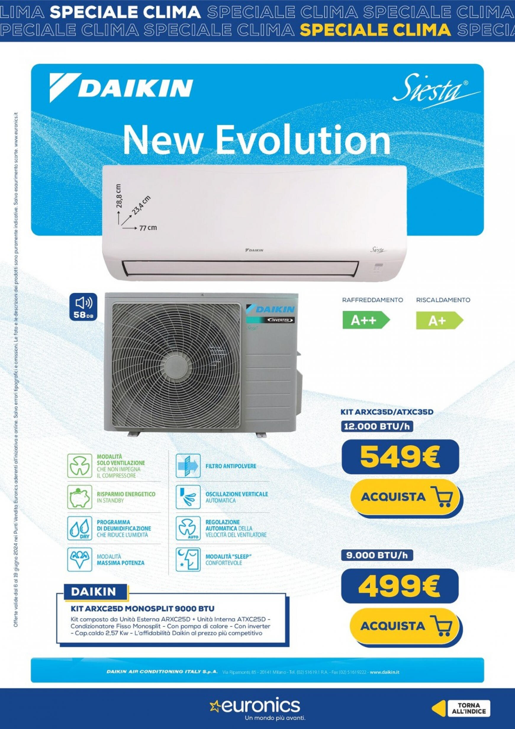 euronics - Nuovo volantino Euronics - Speciale Clima 06.06. - 19.06. - page: 7