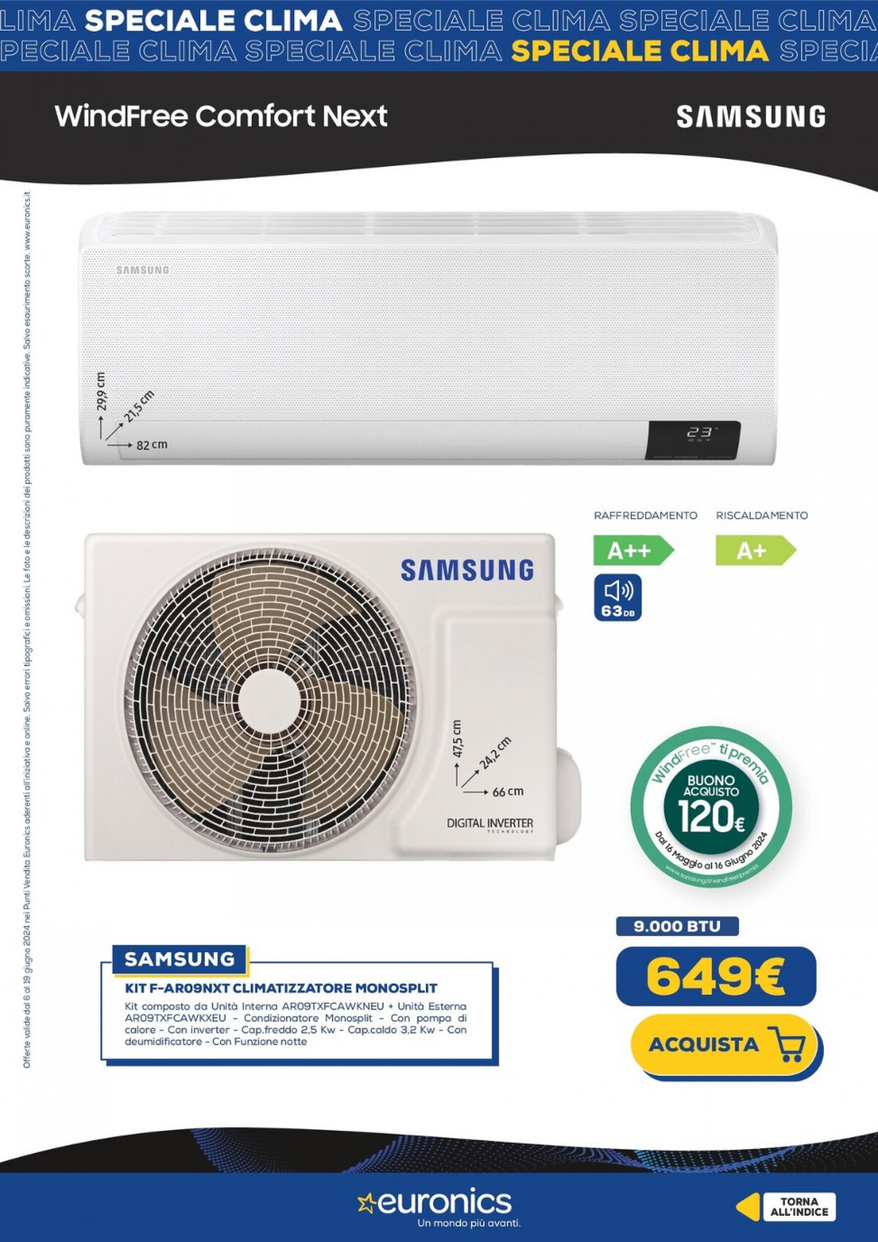 euronics - Nuovo volantino Euronics - Speciale Clima 06.06. - 19.06. - page: 16