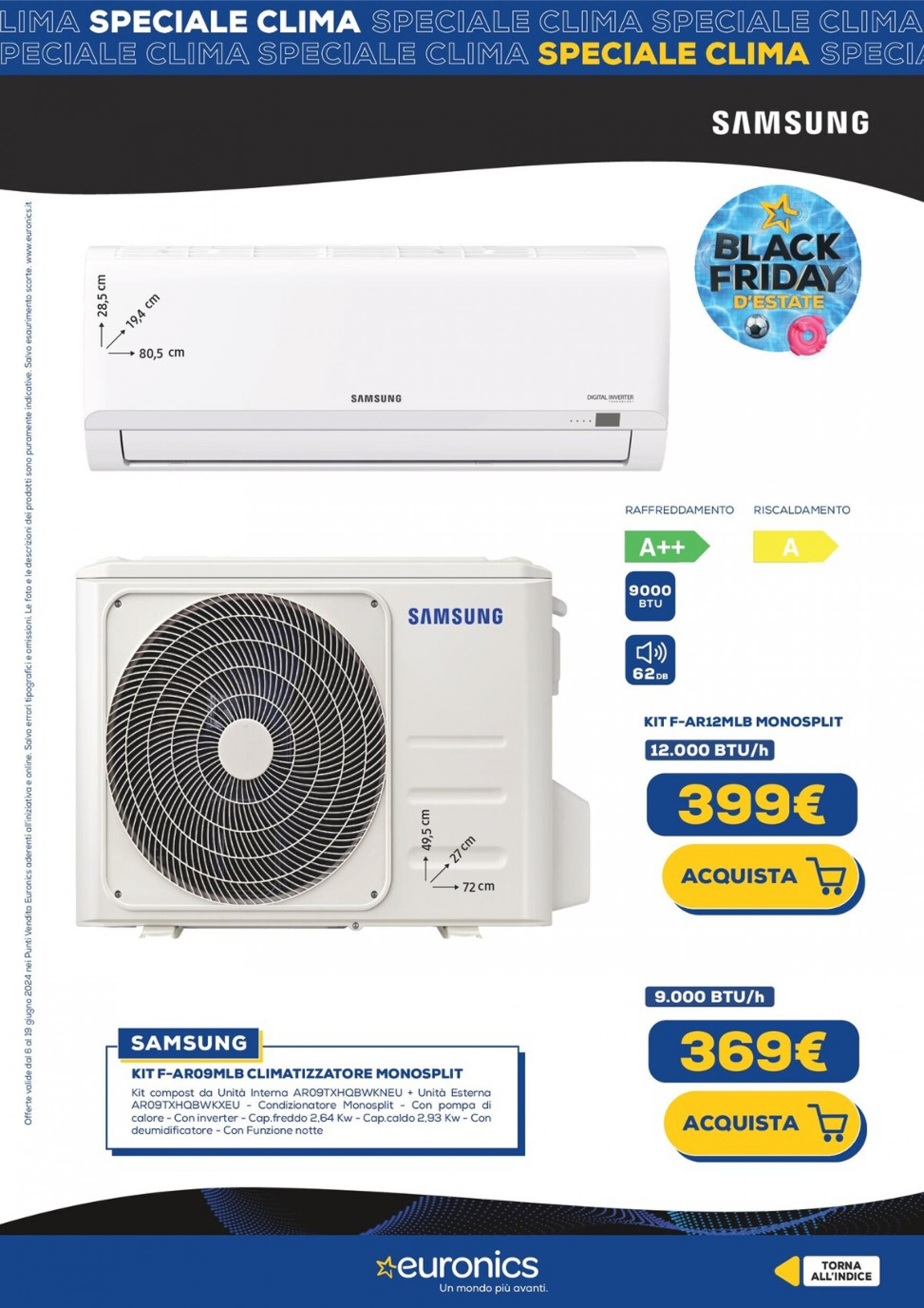 euronics - Nuovo volantino Euronics - Speciale Clima 06.06. - 19.06. - page: 17