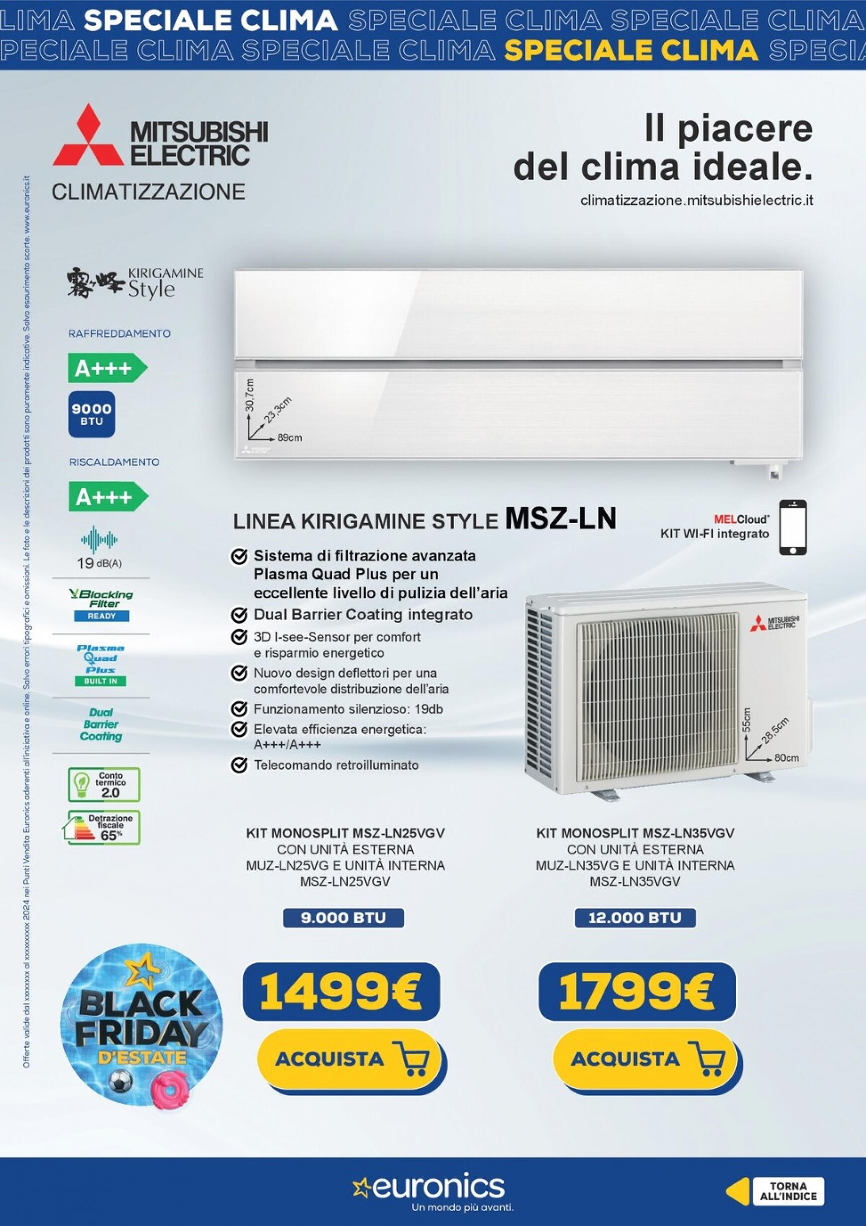 euronics - Nuovo volantino Euronics - Speciale Clima 06.06. - 19.06. - page: 9