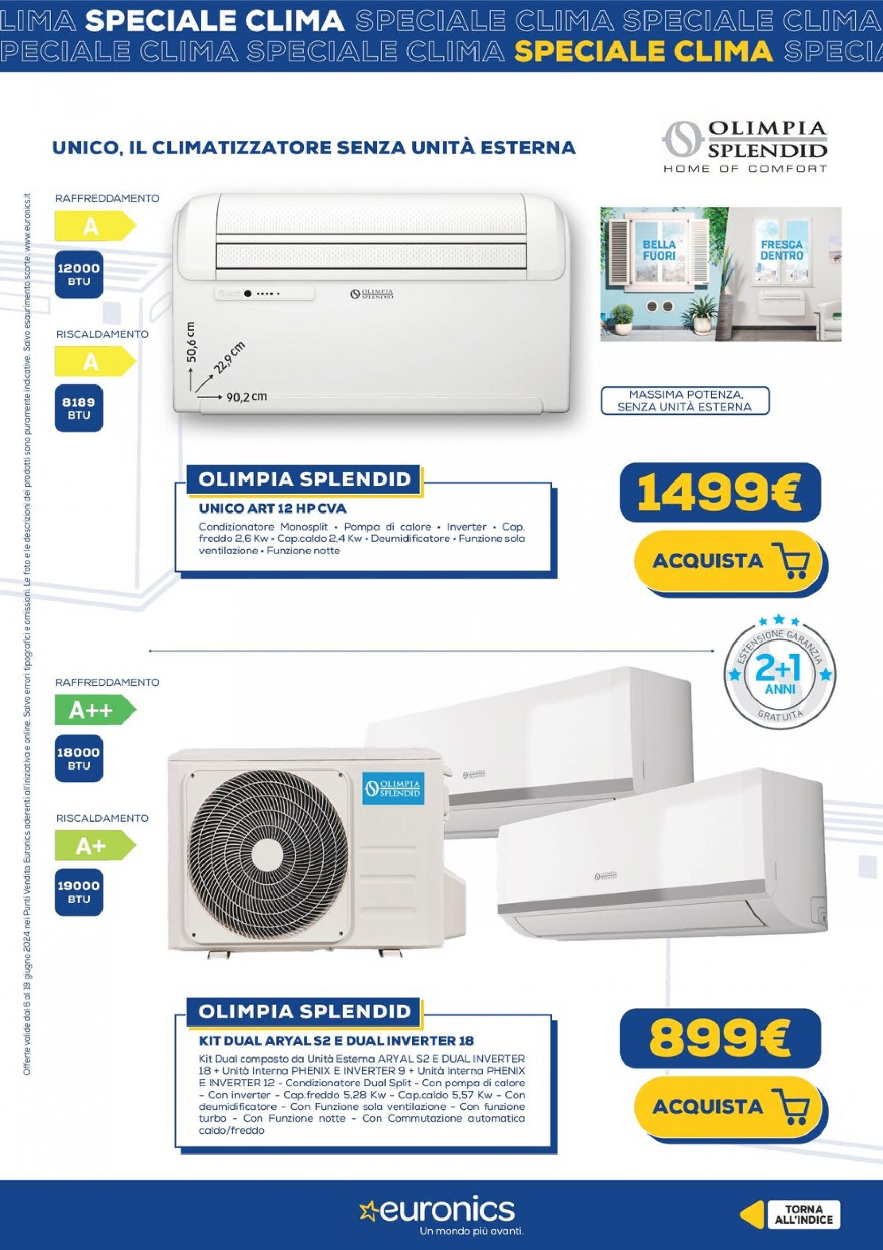 euronics - Nuovo volantino Euronics - Speciale Clima 06.06. - 19.06. - page: 22