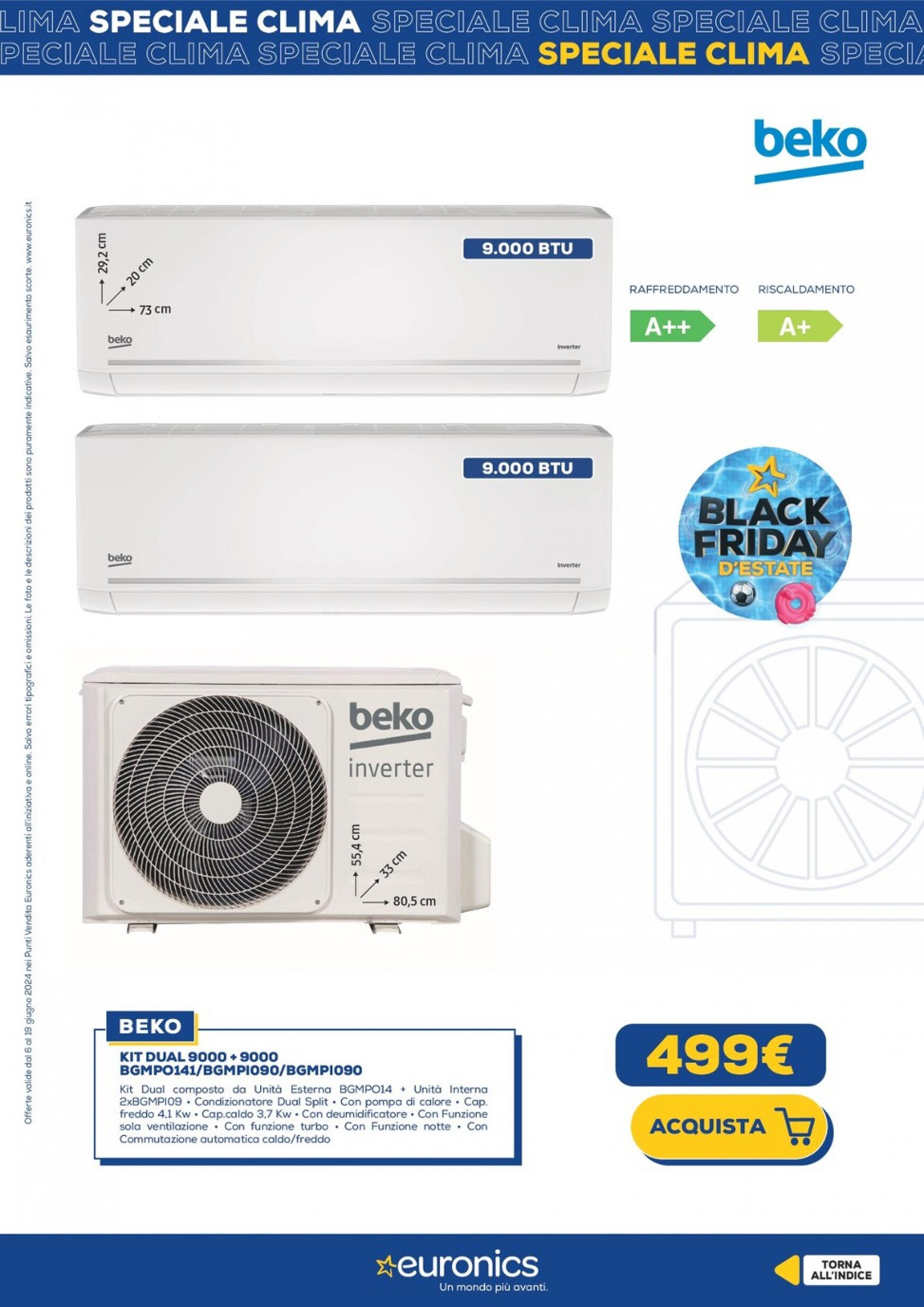 euronics - Nuovo volantino Euronics - Speciale Clima 06.06. - 19.06. - page: 19