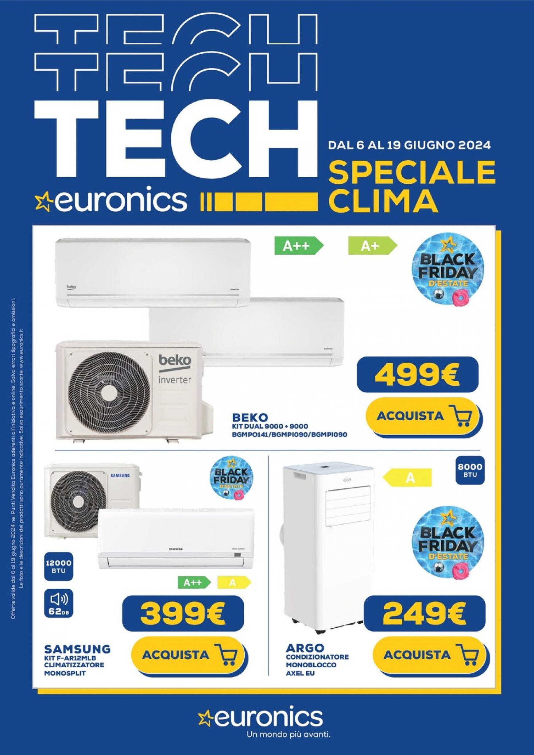 euronics - Nuovo volantino Euronics - Speciale Clima 06.06. - 19.06.