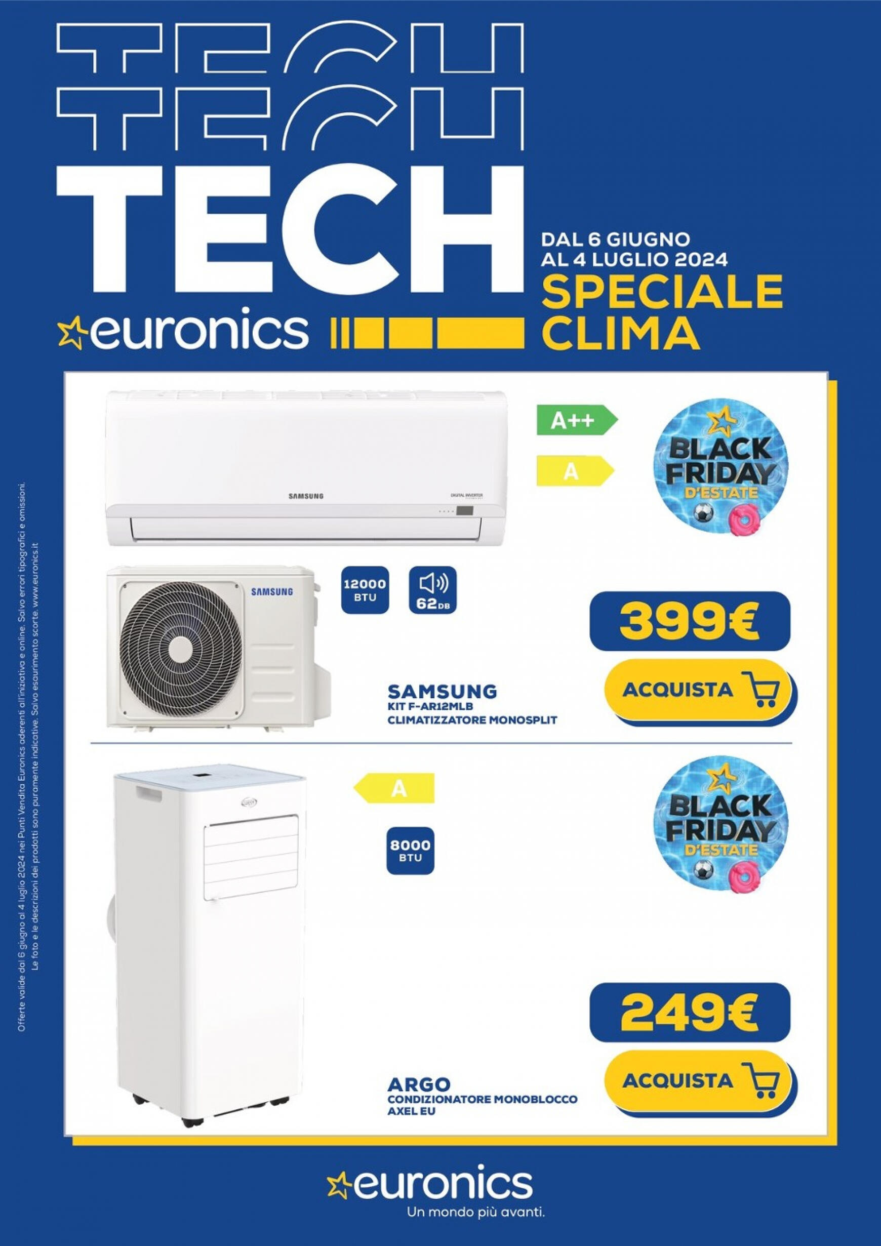 euronics - Nuovo volantino Euronics - Speciale Clima 06.06. - 04.07.