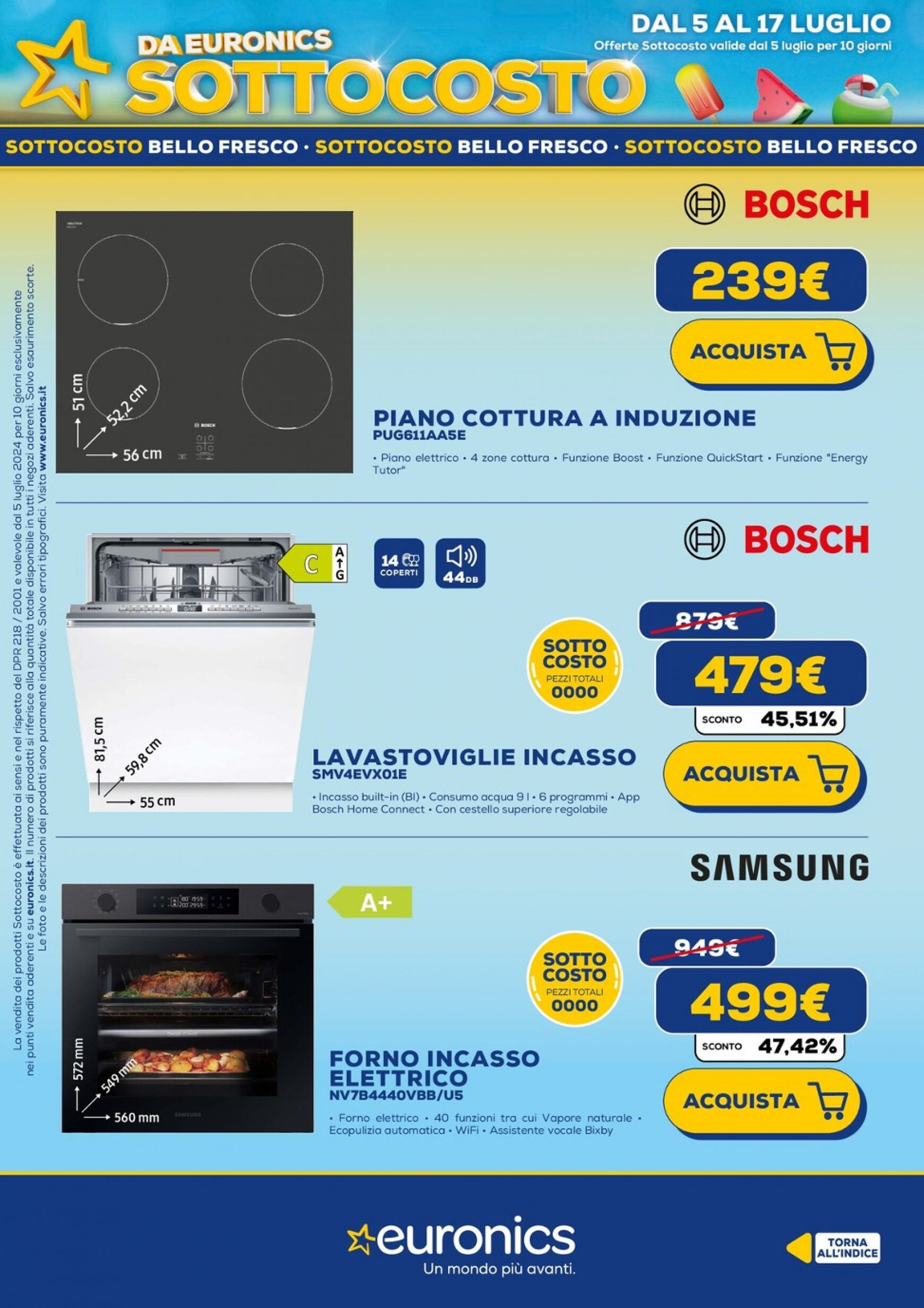 euronics - Nuovo volantino Euronics - Sottocosto 05.07. - 15.07. - page: 39