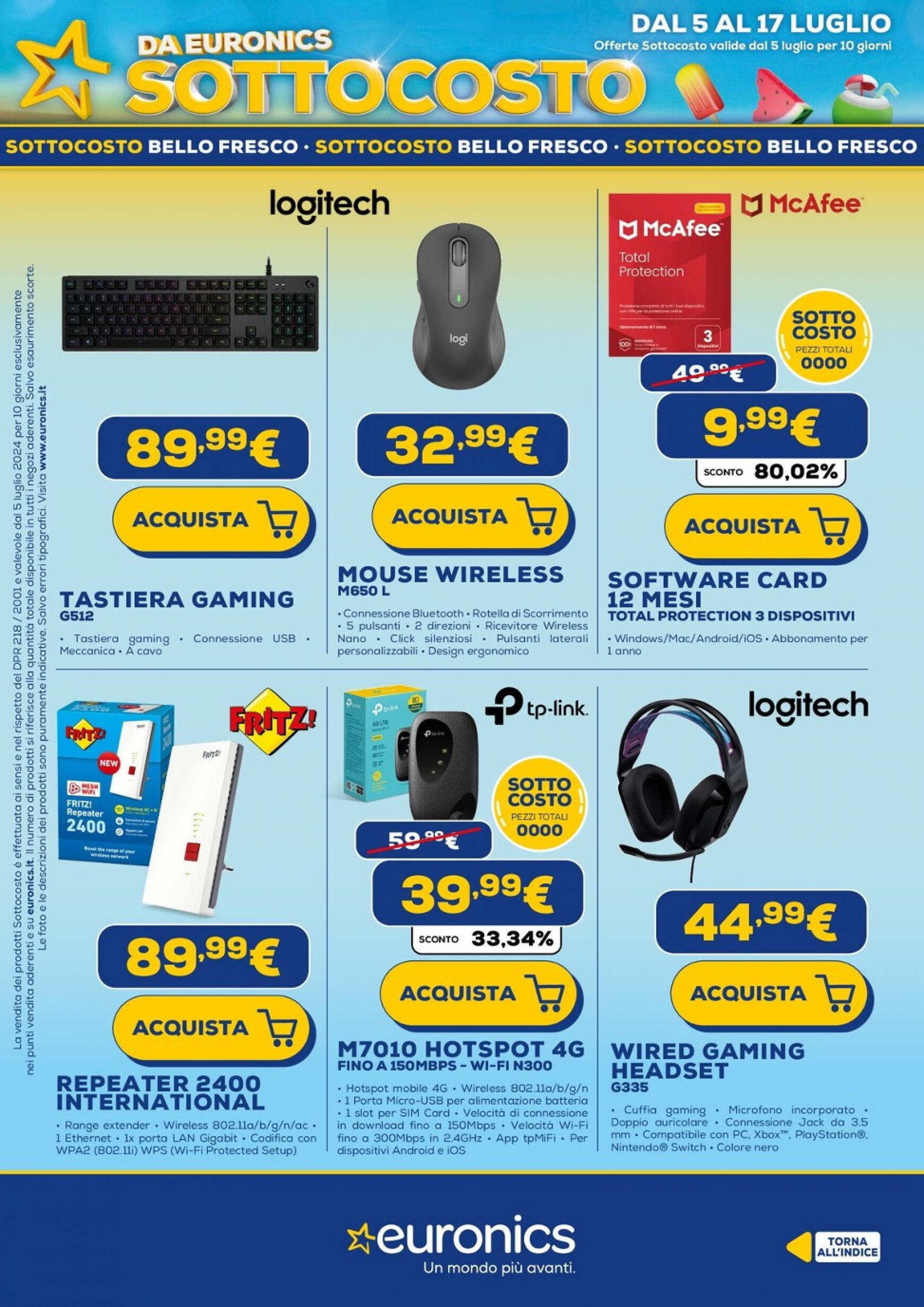 euronics - Nuovo volantino Euronics - Sottocosto 05.07. - 15.07. - page: 27