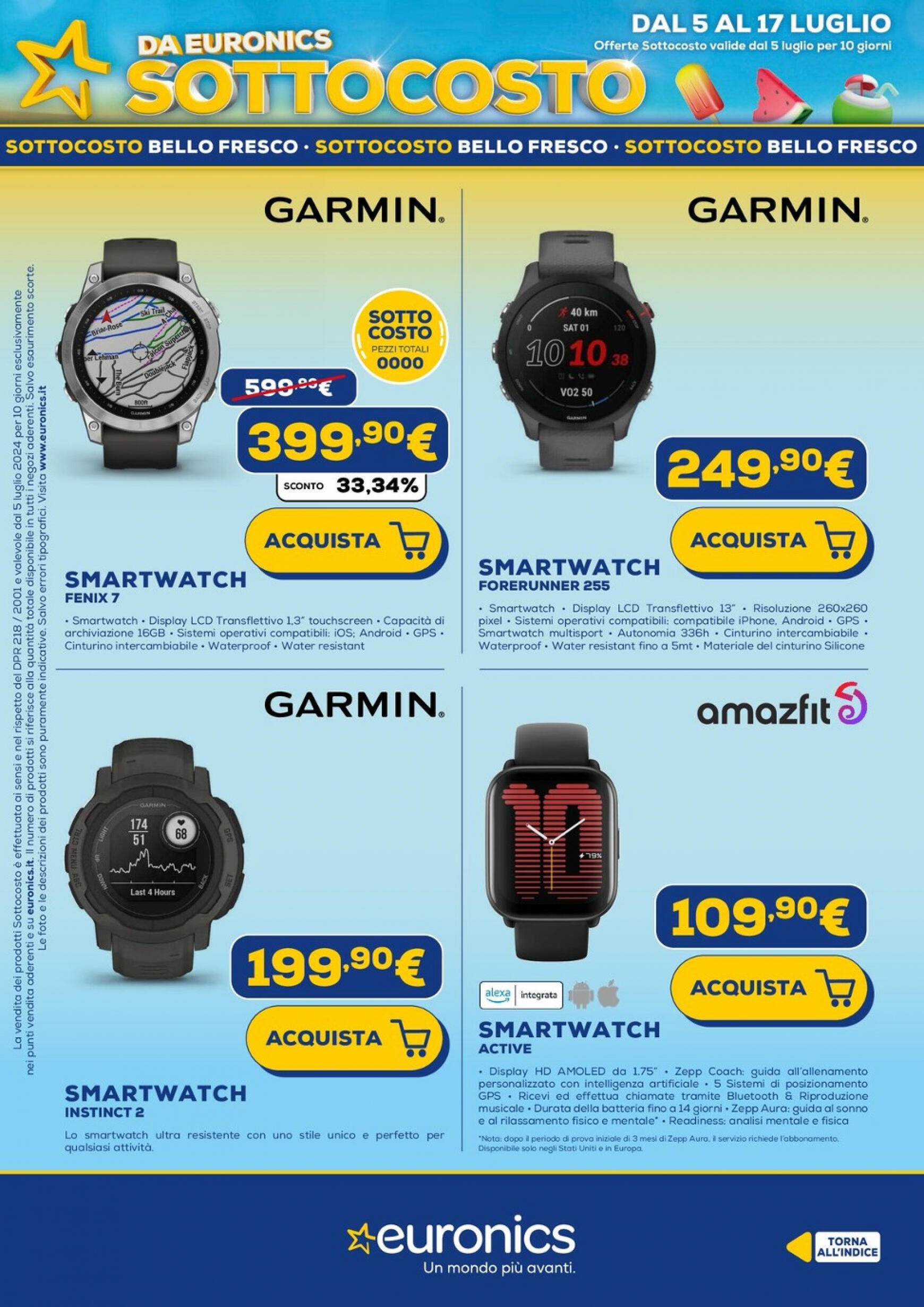 euronics - Nuovo volantino Euronics - Sottocosto 05.07. - 15.07. - page: 22