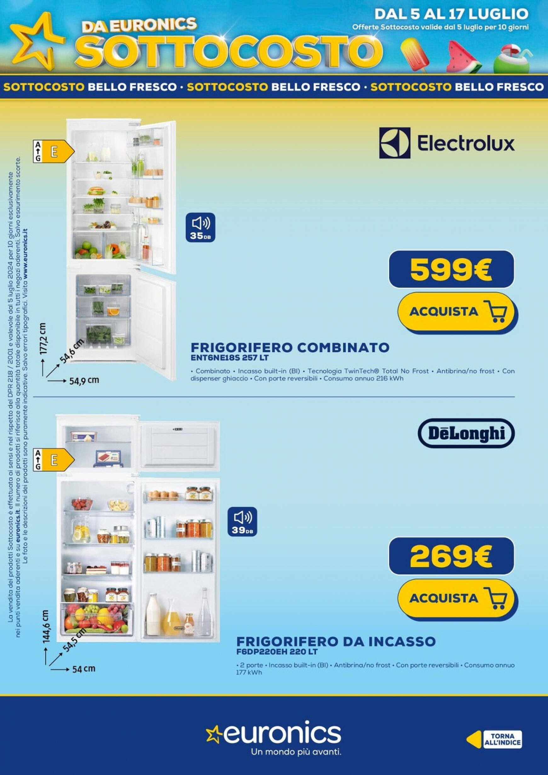 euronics - Nuovo volantino Euronics - Sottocosto 05.07. - 15.07. - page: 40