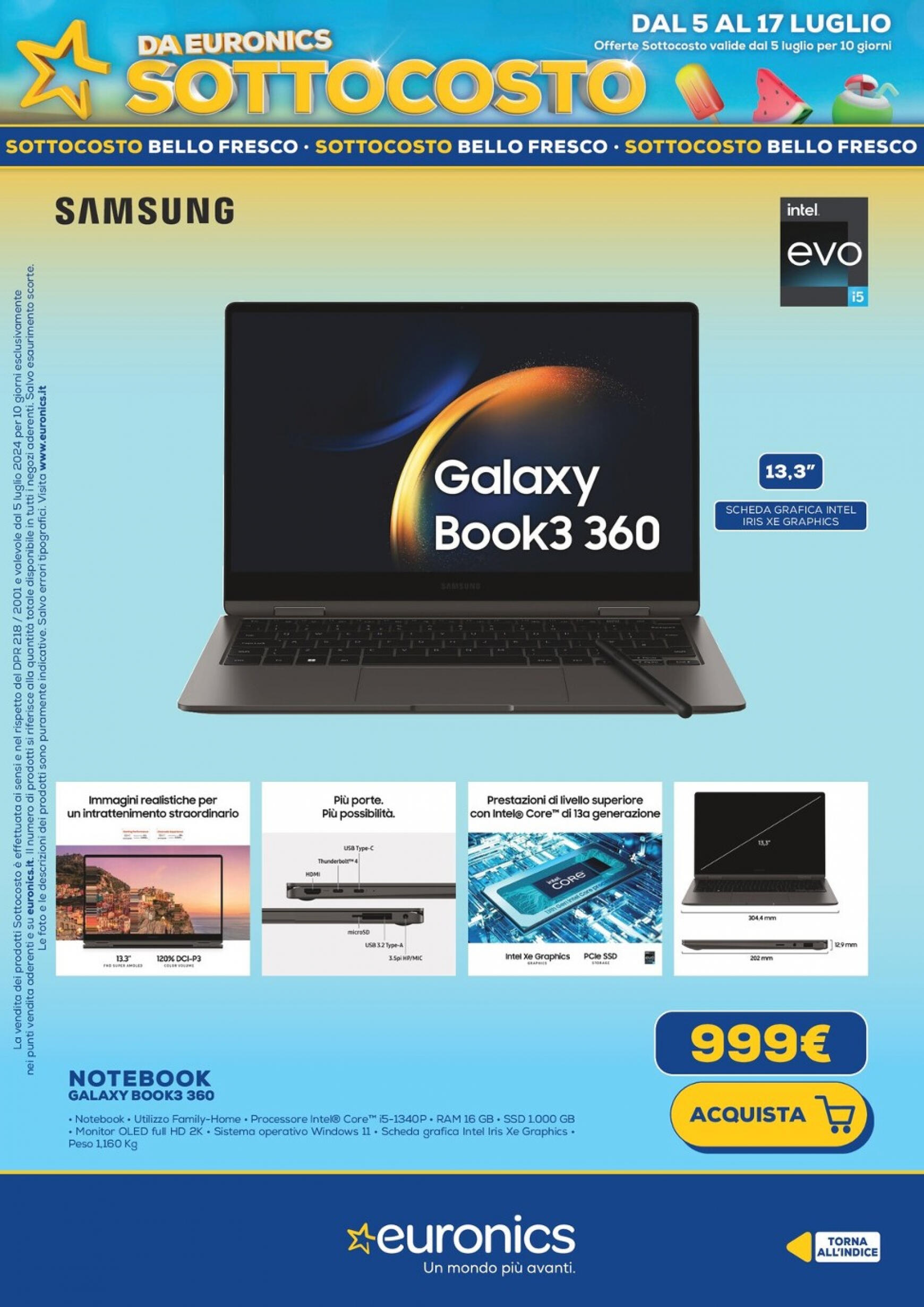 euronics - Nuovo volantino Euronics - Sottocosto 05.07. - 15.07. - page: 10