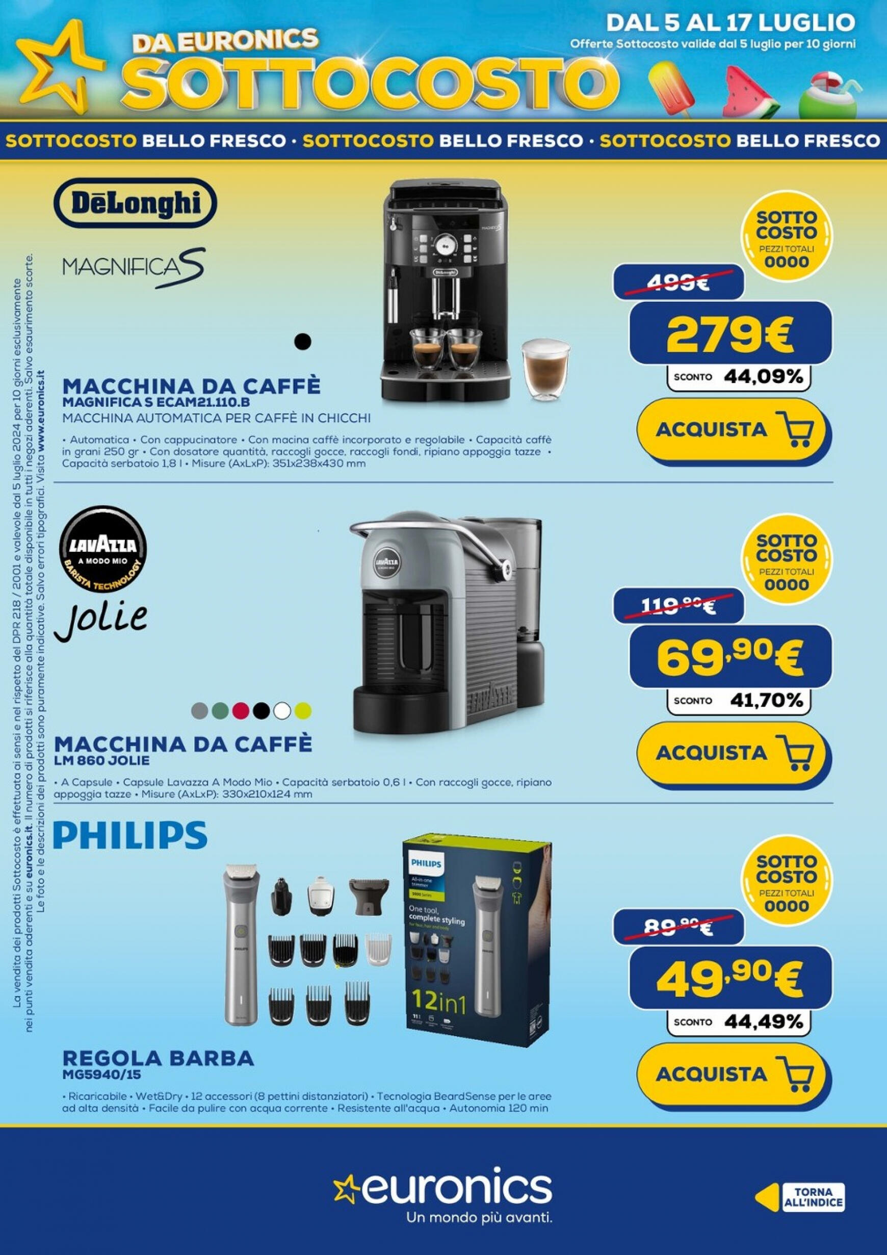 euronics - Nuovo volantino Euronics - Sottocosto 05.07. - 15.07. - page: 31