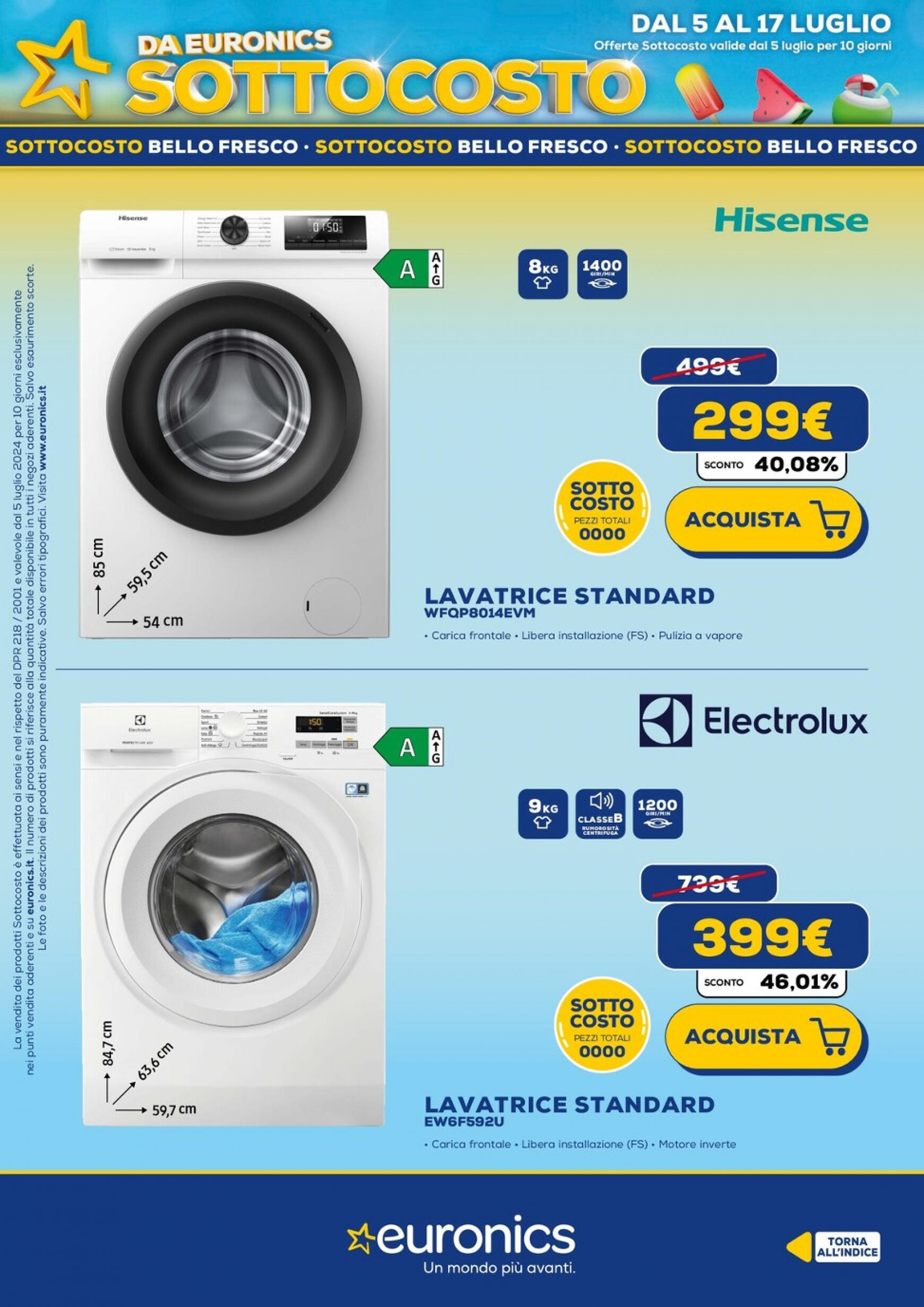 euronics - Nuovo volantino Euronics - Sottocosto 05.07. - 15.07. - page: 33