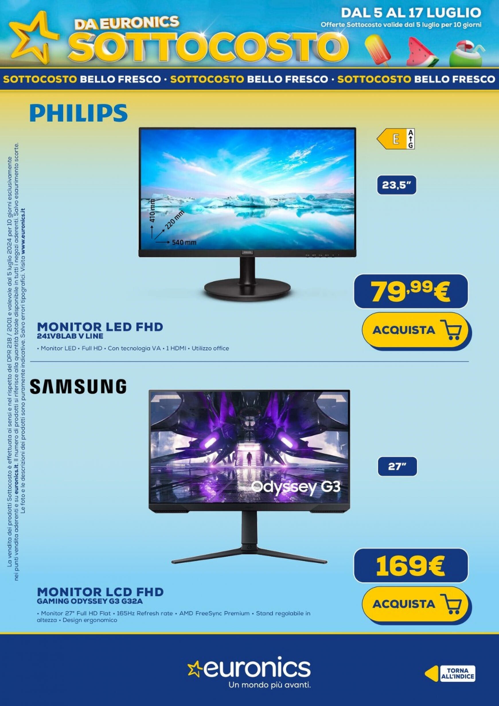 euronics - Nuovo volantino Euronics - Sottocosto 05.07. - 15.07. - page: 15