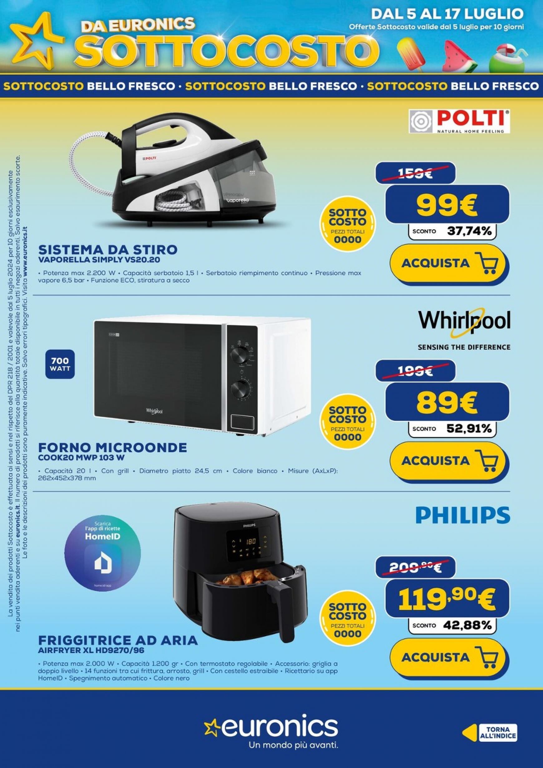 euronics - Nuovo volantino Euronics - Sottocosto 05.07. - 15.07. - page: 30