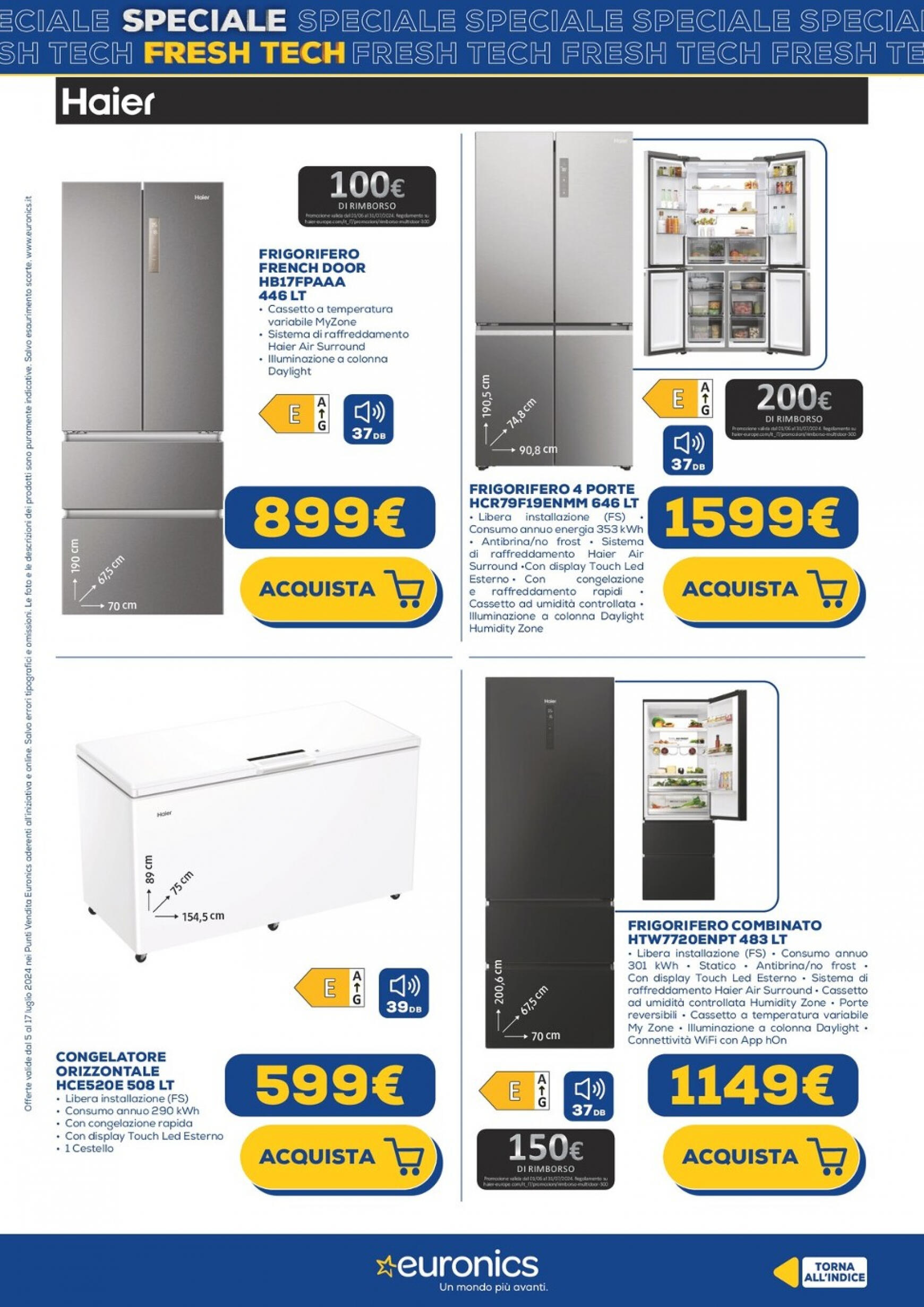 euronics - Nuovo volantino Euronics - Fresh Tech 05.07. - 17.07. - page: 13