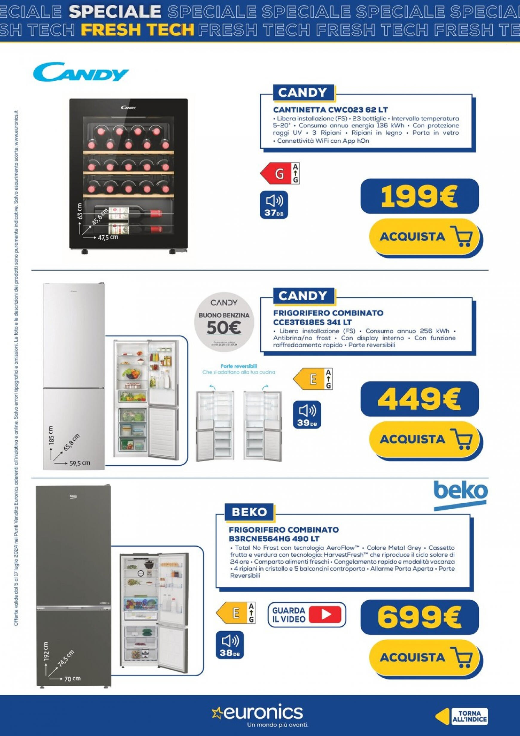 euronics - Nuovo volantino Euronics - Fresh Tech 05.07. - 17.07. - page: 14