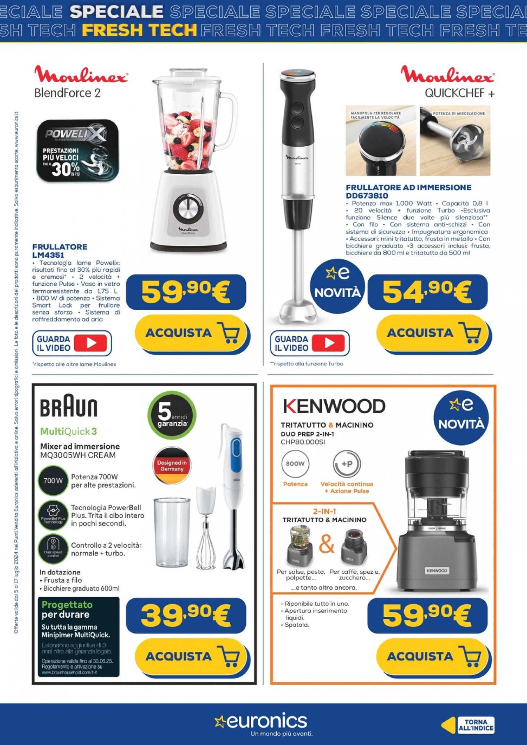 euronics - Nuovo volantino Euronics - Fresh Tech 05.07. - 17.07. - page: 8