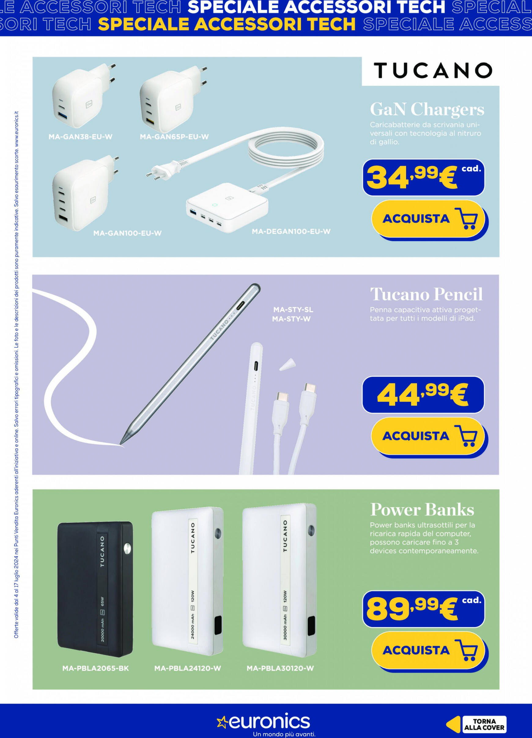 euronics - Nuovo volantino Euronics - Speciale Accessori Tech 04.07. - 17.07. - page: 11