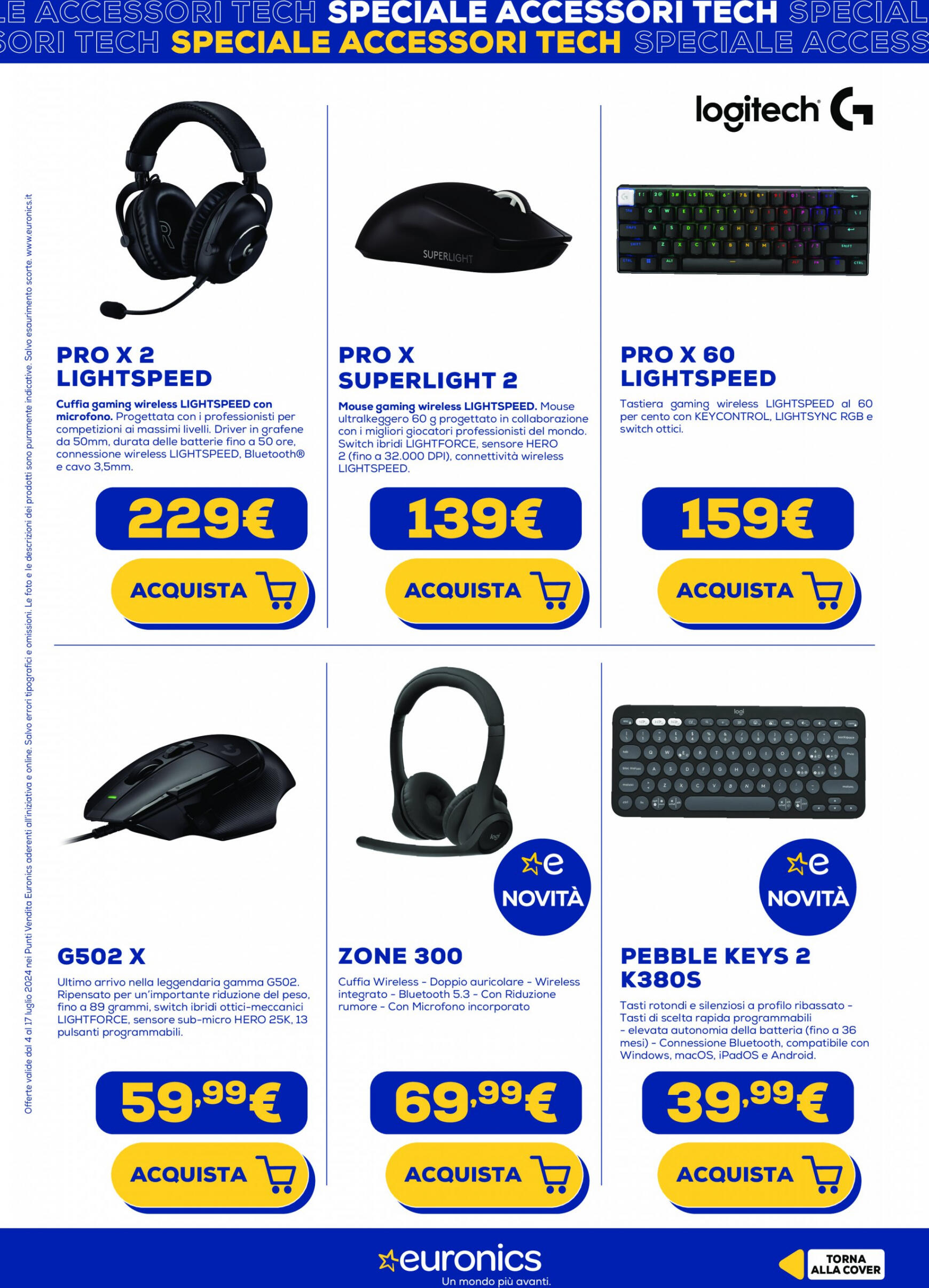 euronics - Nuovo volantino Euronics - Speciale Accessori Tech 04.07. - 17.07. - page: 5