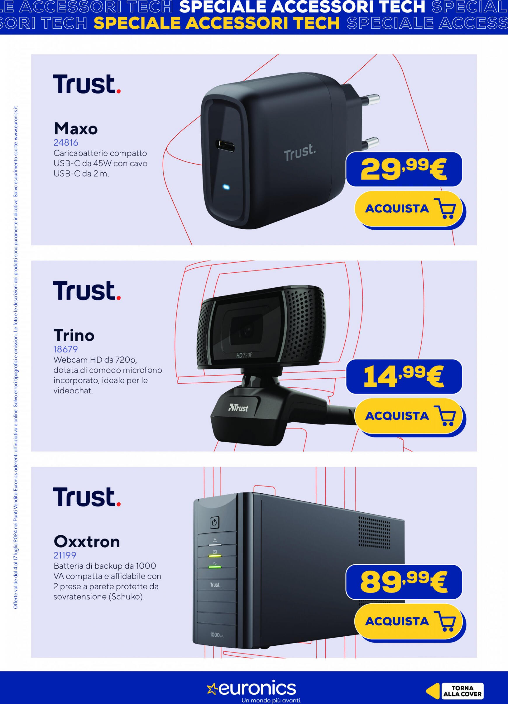 euronics - Nuovo volantino Euronics - Speciale Accessori Tech 04.07. - 17.07. - page: 8