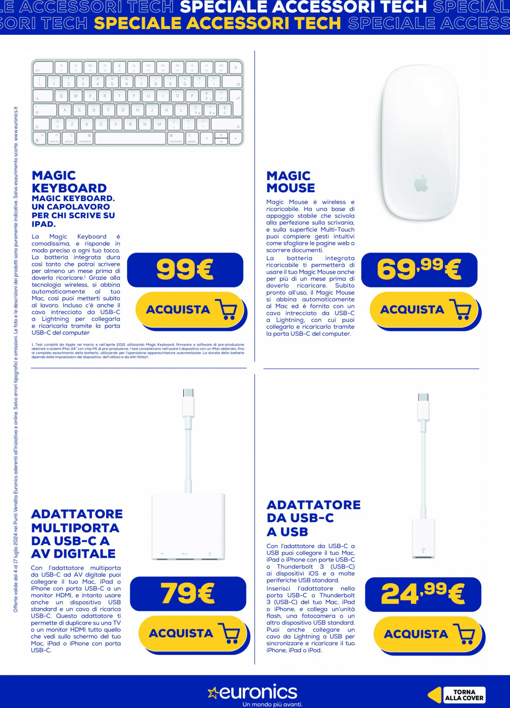 euronics - Nuovo volantino Euronics - Speciale Accessori Tech 04.07. - 17.07. - page: 2