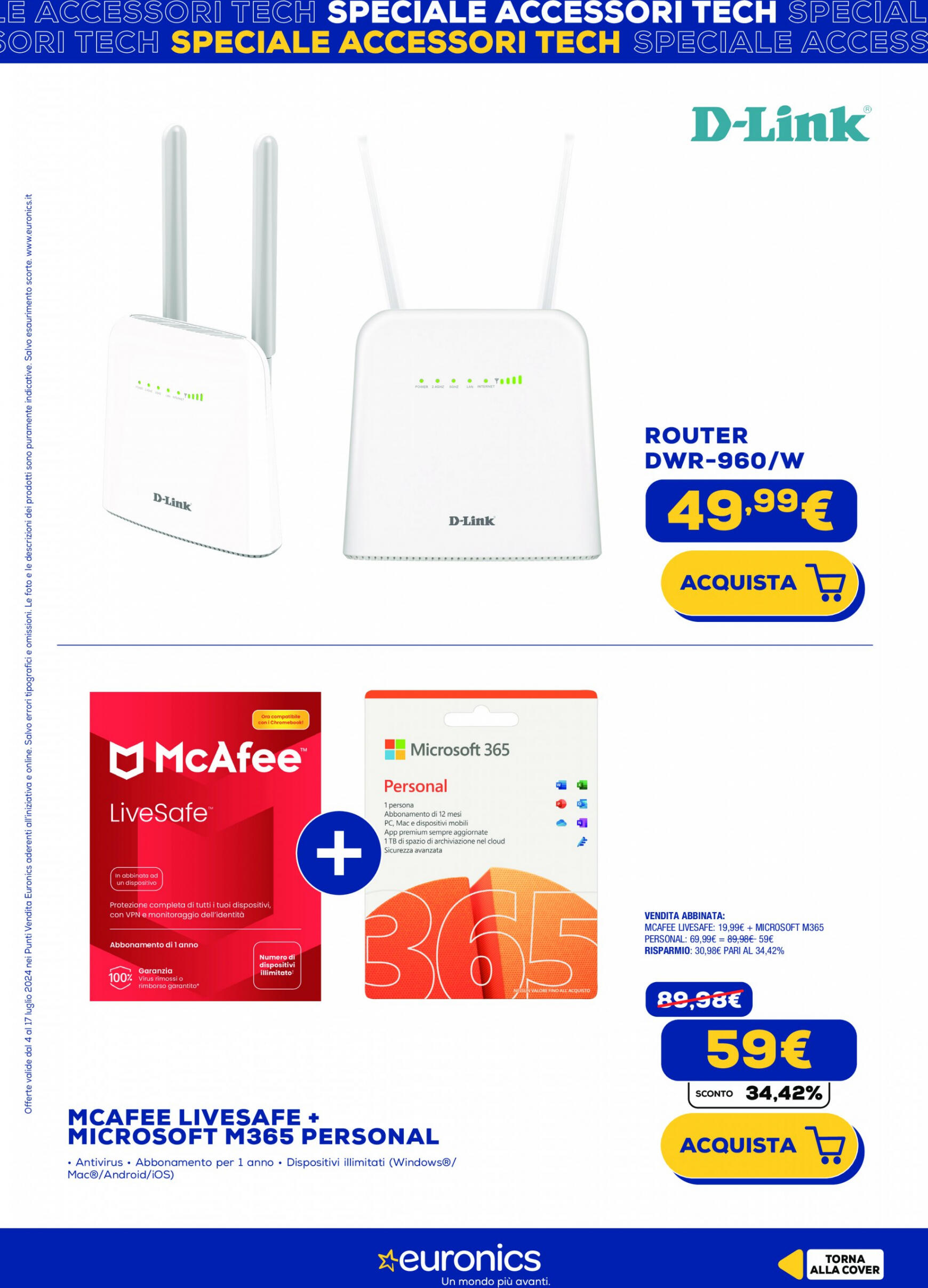 euronics - Nuovo volantino Euronics - Speciale Accessori Tech 04.07. - 17.07. - page: 15