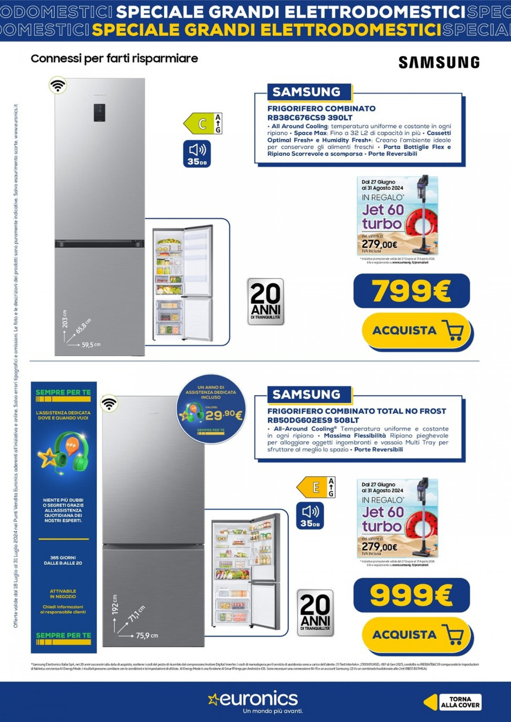 euronics - Nuovo volantino Euronics - Speciale Grandi Elettrodomestici 18.07. - 31.07. - page: 2