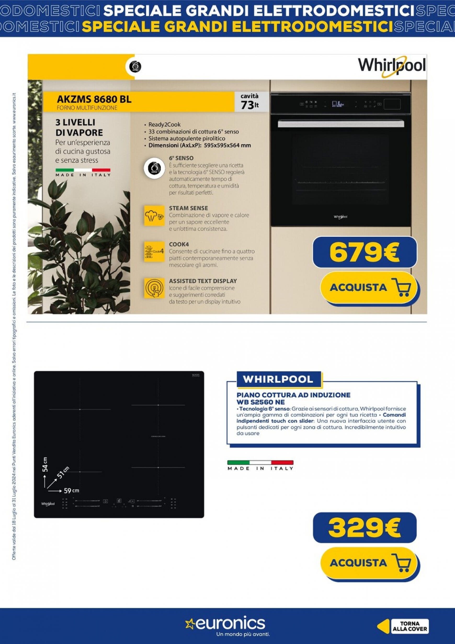 euronics - Nuovo volantino Euronics - Speciale Grandi Elettrodomestici 18.07. - 31.07. - page: 24