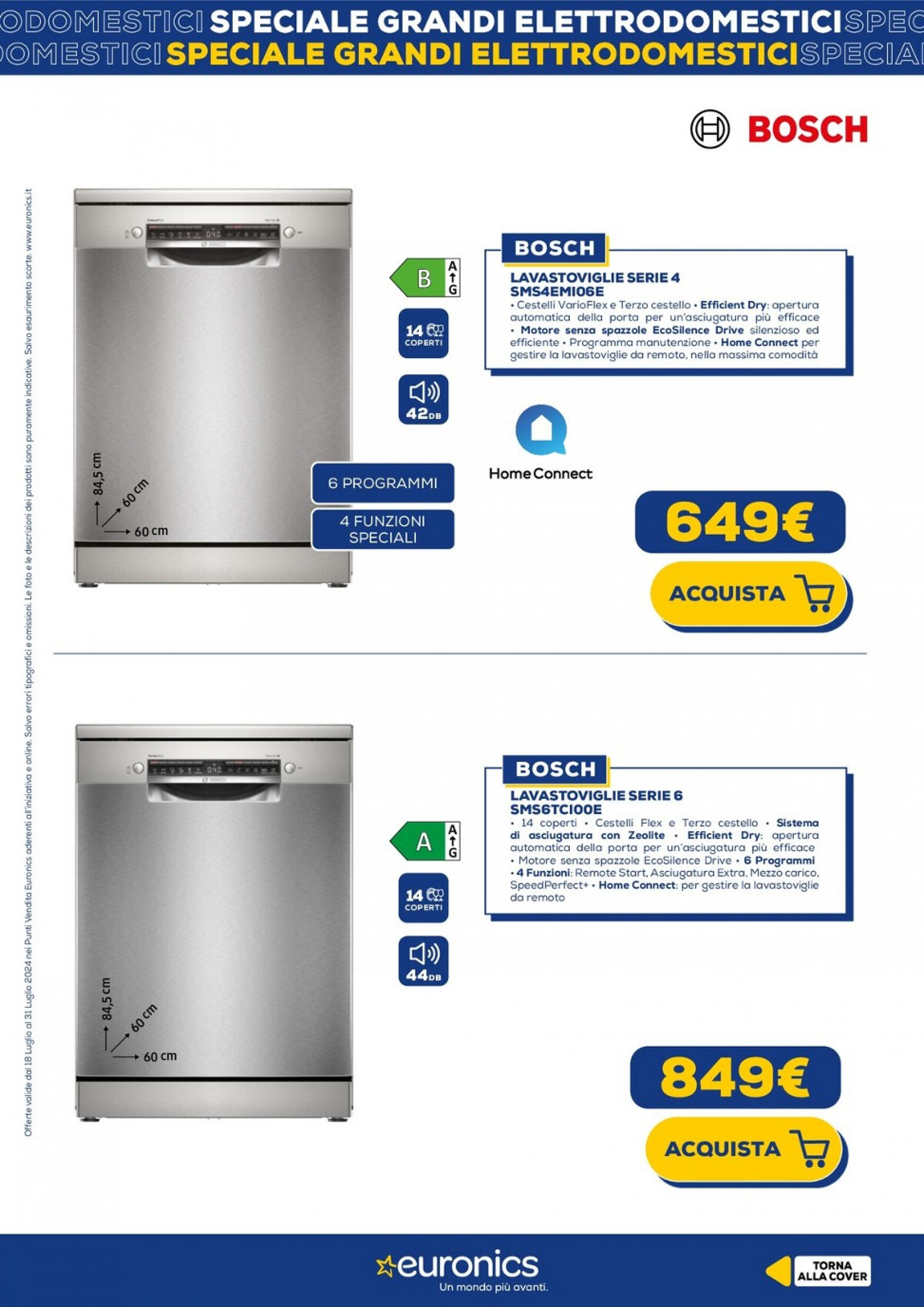 euronics - Nuovo volantino Euronics - Speciale Grandi Elettrodomestici 18.07. - 31.07. - page: 14