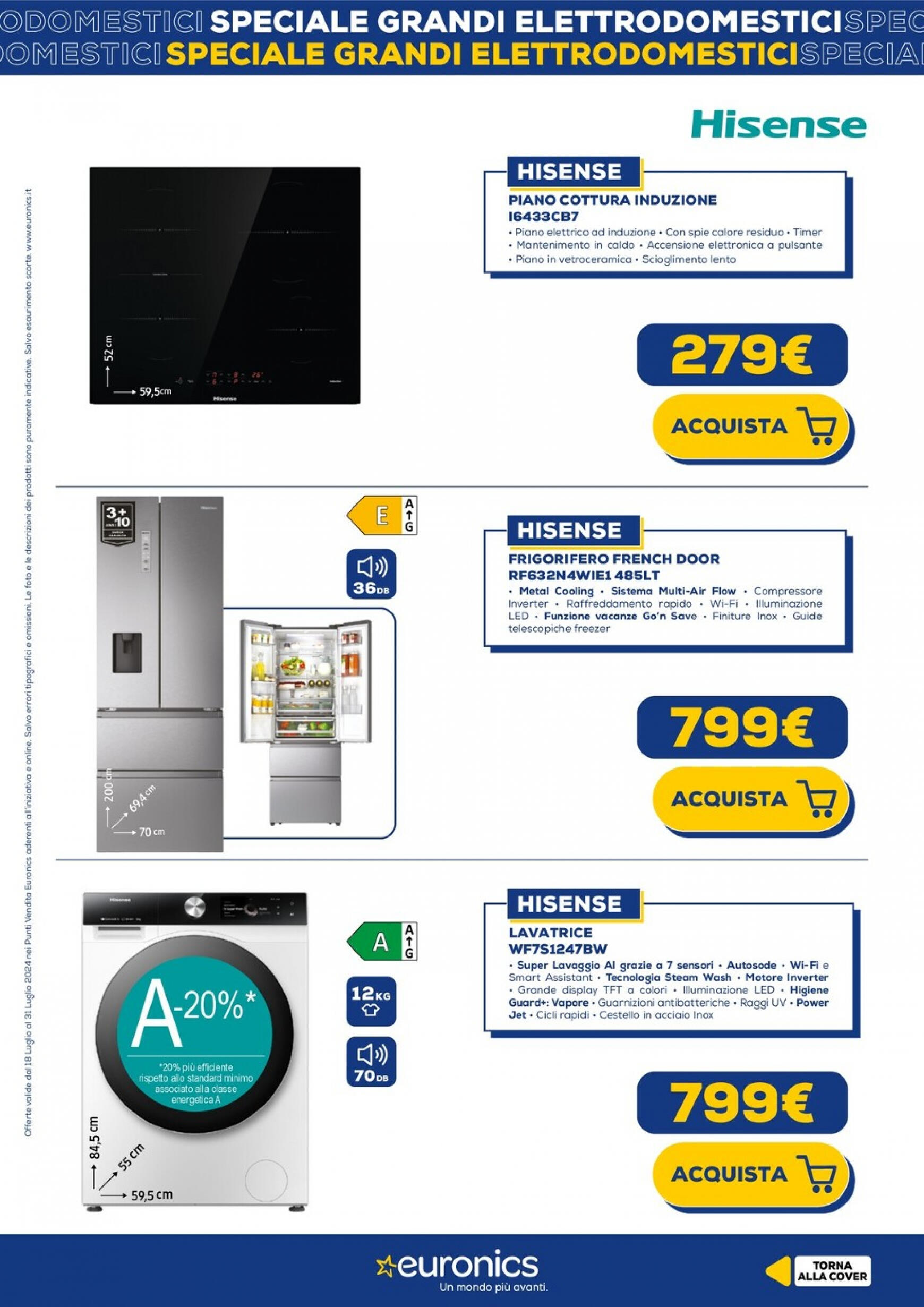 euronics - Nuovo volantino Euronics - Speciale Grandi Elettrodomestici 18.07. - 31.07. - page: 10