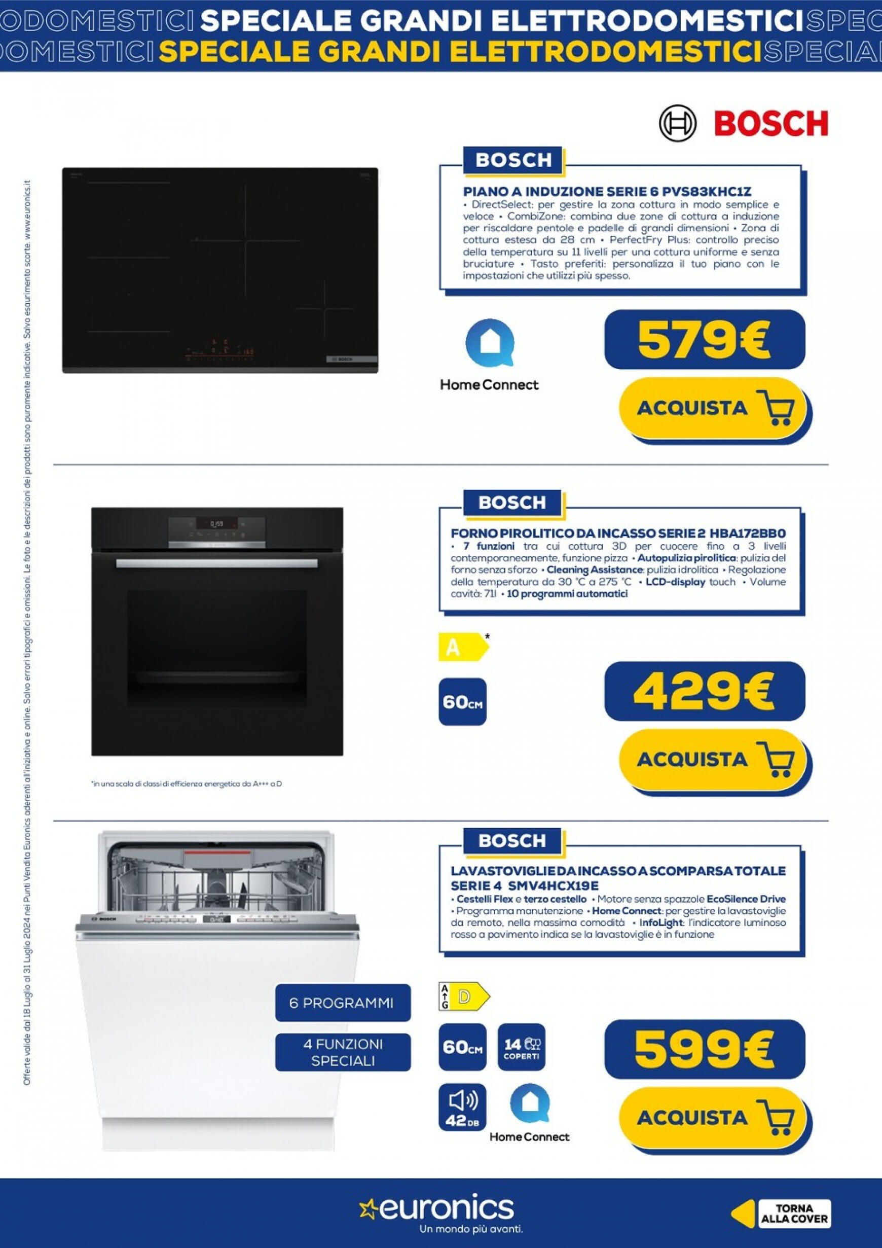 euronics - Nuovo volantino Euronics - Speciale Grandi Elettrodomestici 18.07. - 31.07. - page: 15