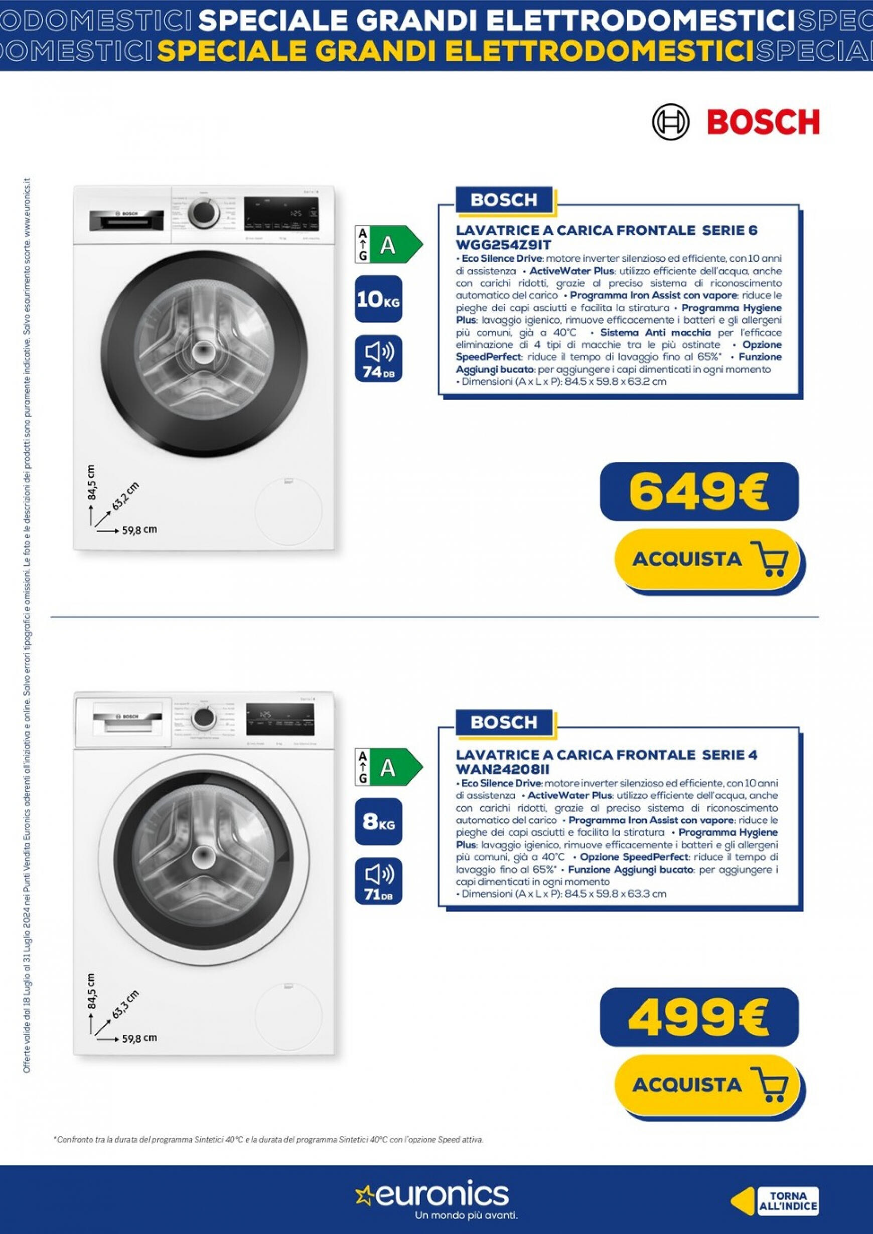 euronics - Nuovo volantino Euronics - Speciale Grandi Elettrodomestici 18.07. - 31.07. - page: 12