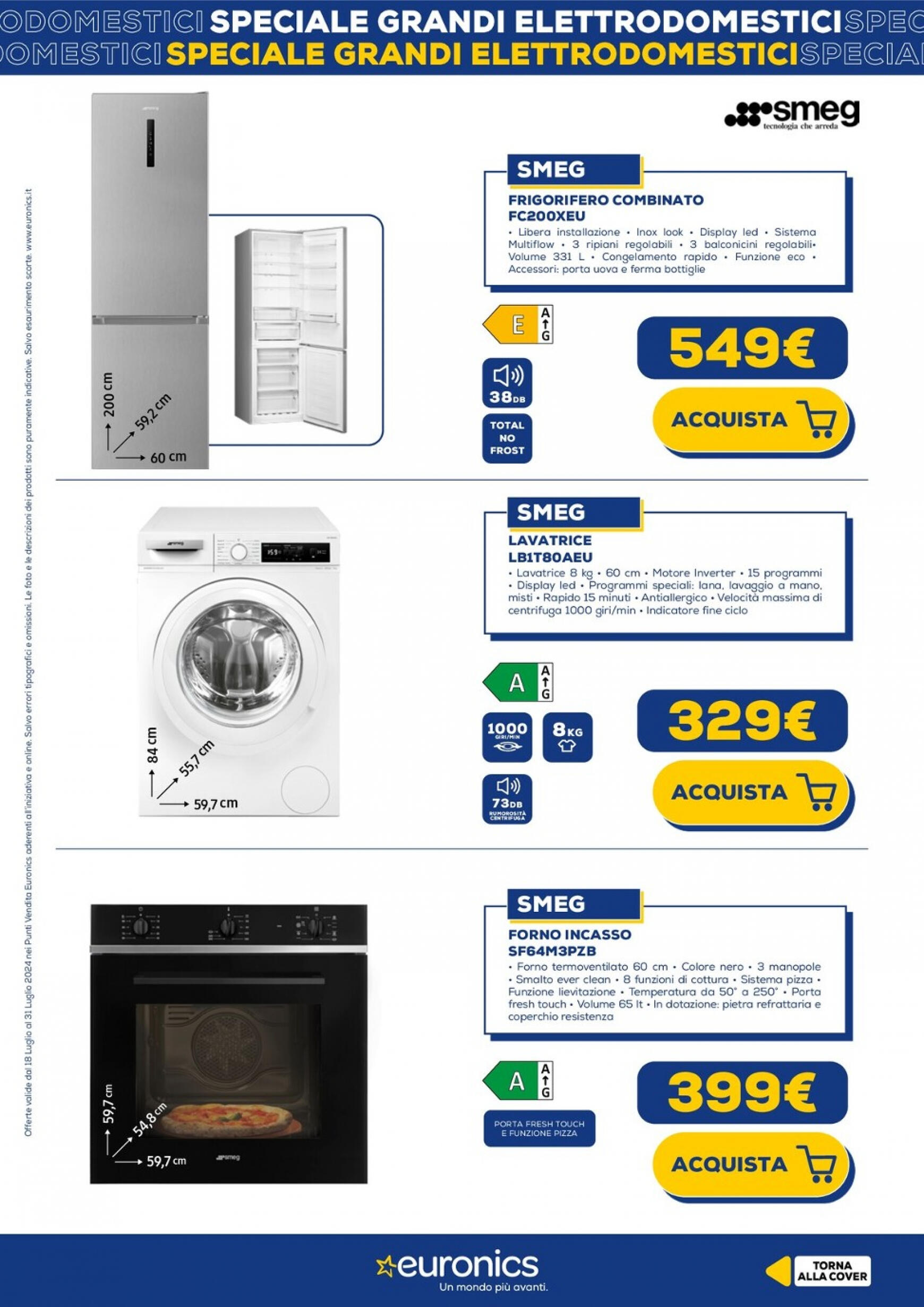 euronics - Nuovo volantino Euronics - Speciale Grandi Elettrodomestici 18.07. - 31.07. - page: 25