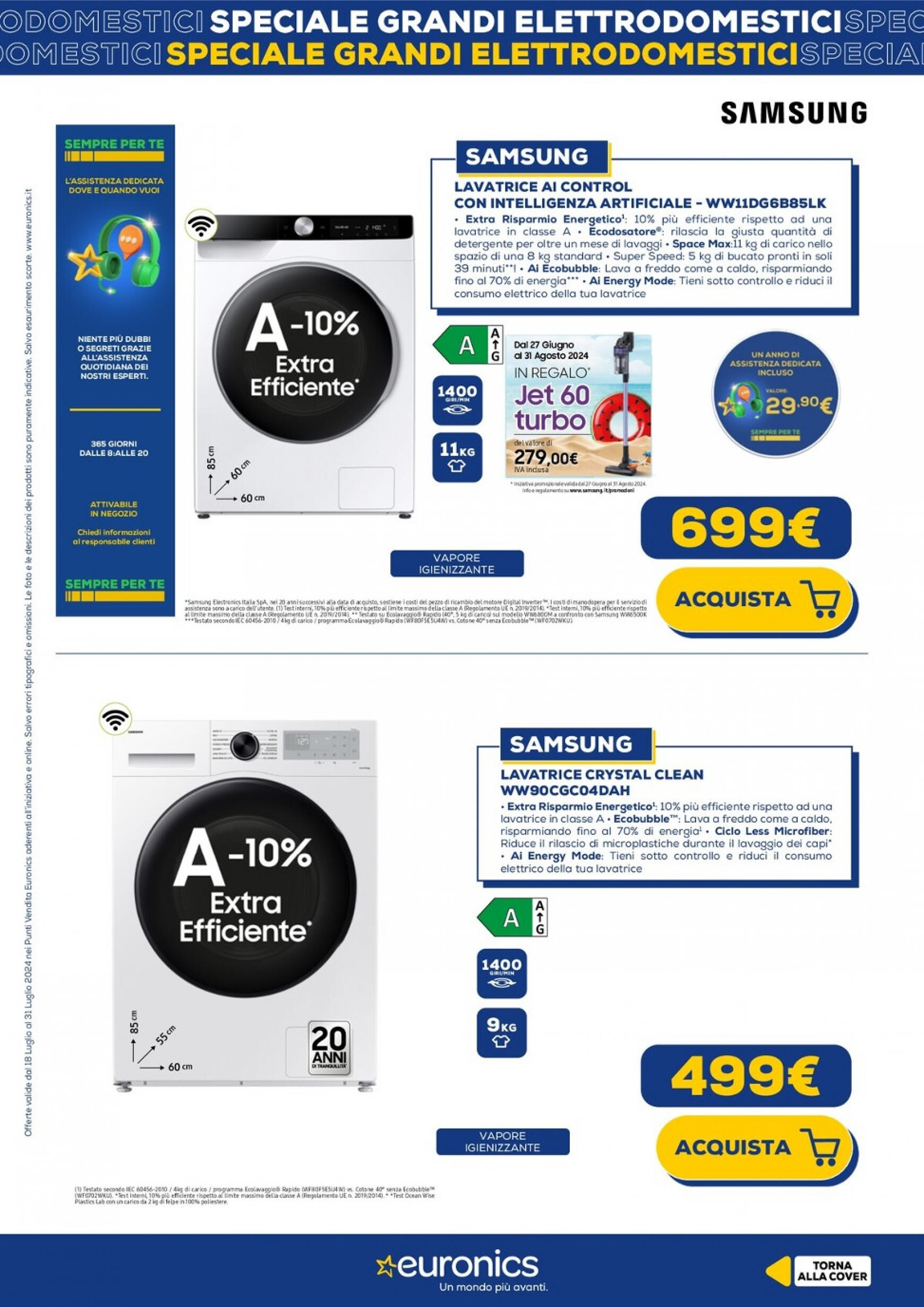 euronics - Nuovo volantino Euronics - Speciale Grandi Elettrodomestici 18.07. - 31.07. - page: 5