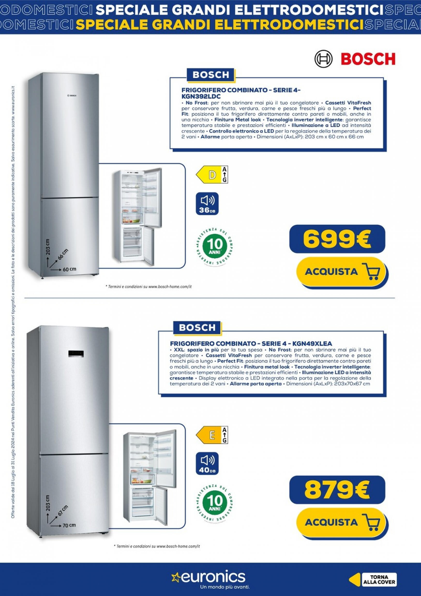 euronics - Nuovo volantino Euronics - Speciale Grandi Elettrodomestici 18.07. - 31.07. - page: 11