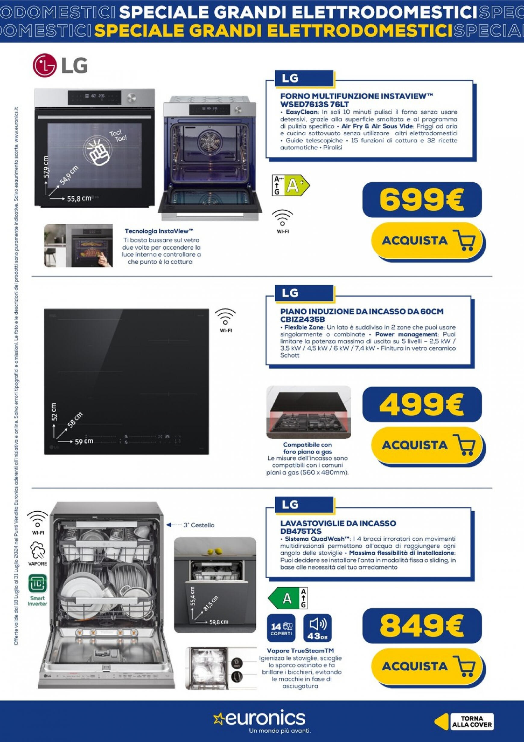 euronics - Nuovo volantino Euronics - Speciale Grandi Elettrodomestici 18.07. - 31.07. - page: 9