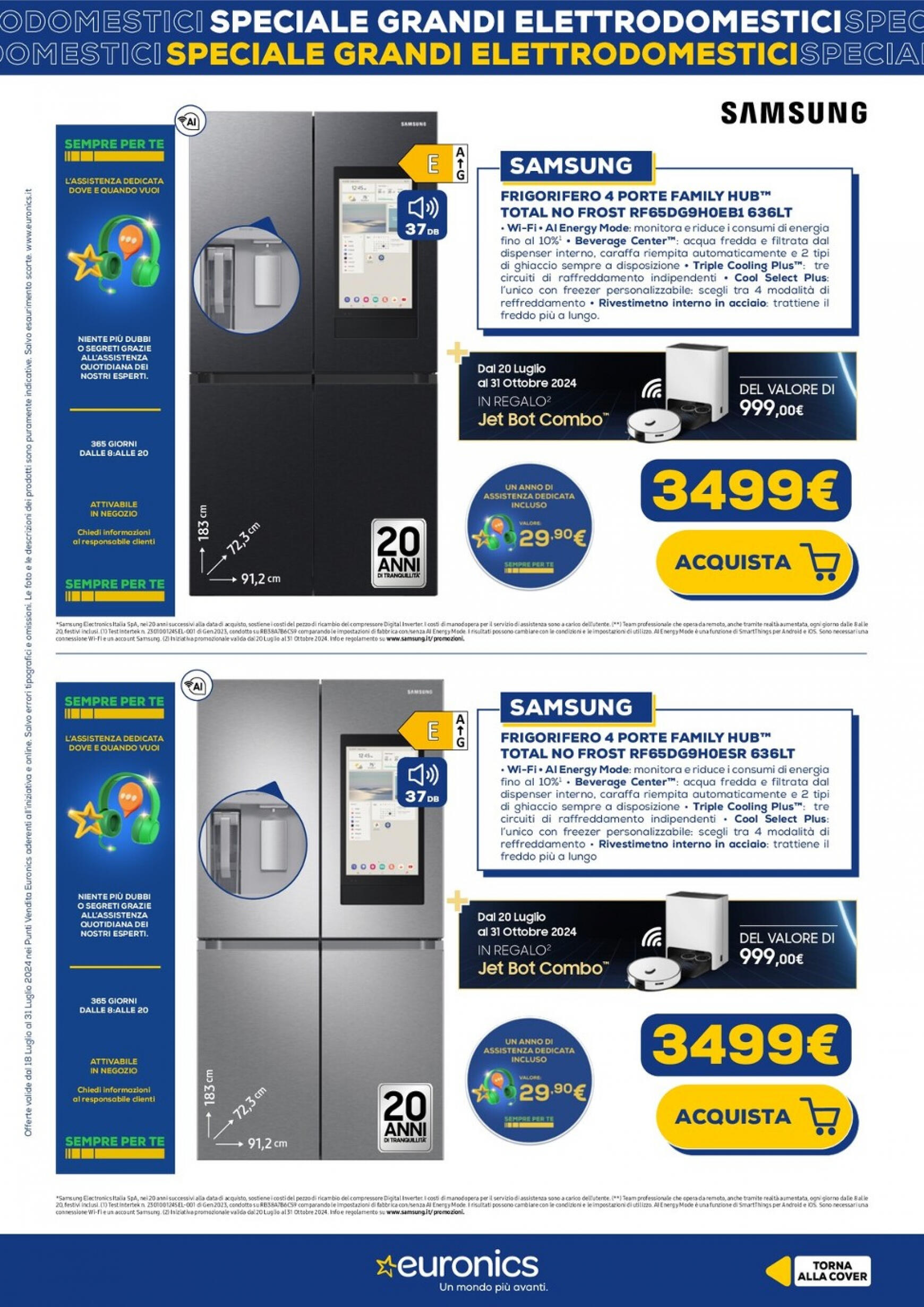 euronics - Nuovo volantino Euronics - Speciale Grandi Elettrodomestici 18.07. - 31.07. - page: 4