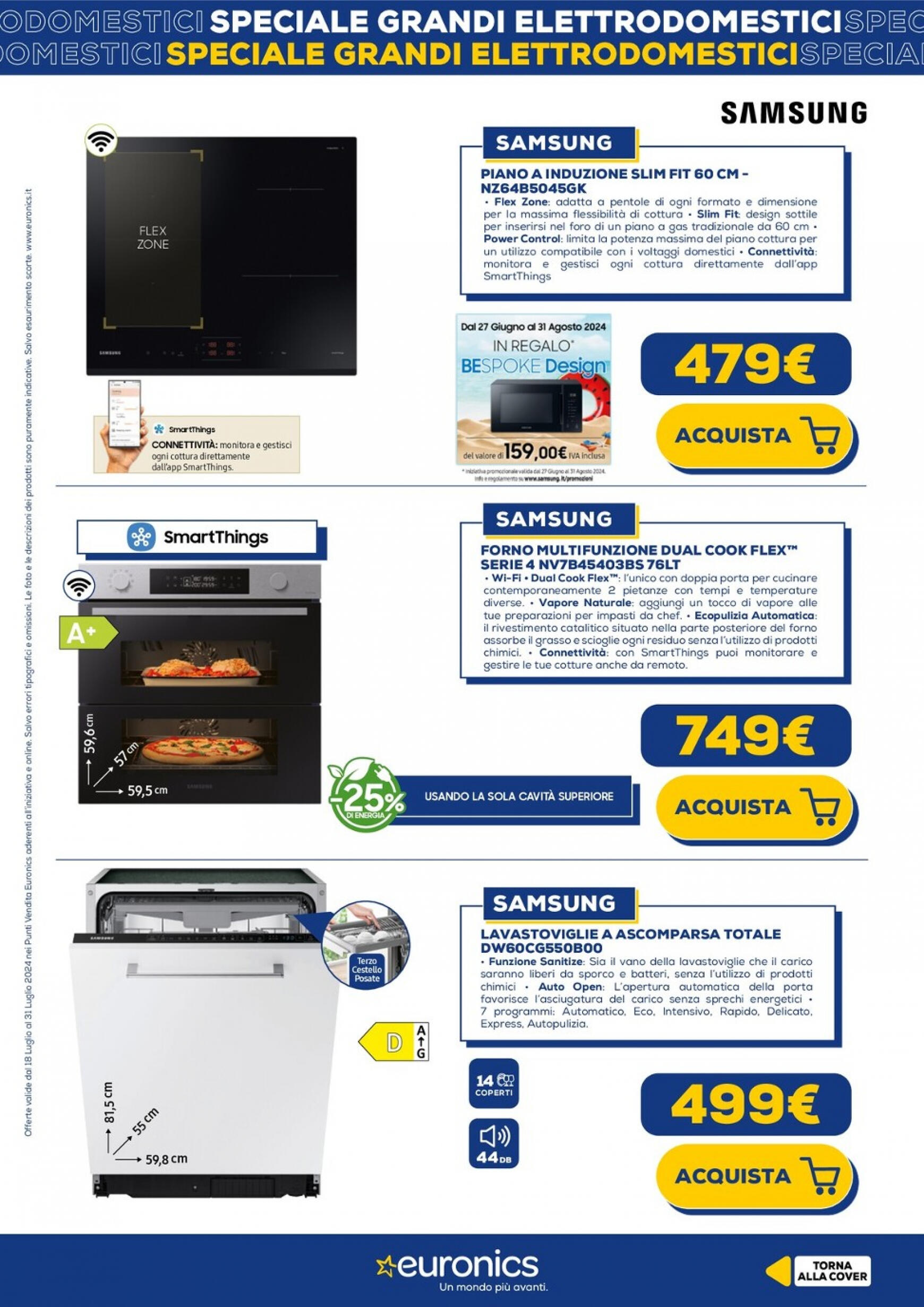 euronics - Nuovo volantino Euronics - Speciale Grandi Elettrodomestici 18.07. - 31.07. - page: 7