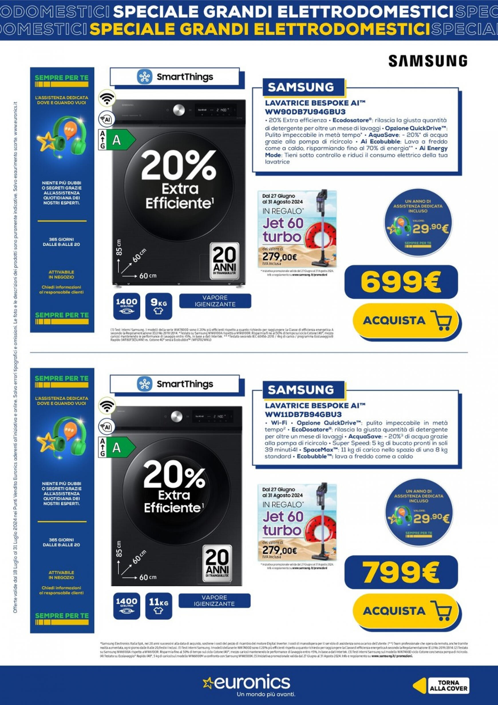 euronics - Nuovo volantino Euronics - Speciale Grandi Elettrodomestici 18.07. - 31.07. - page: 6