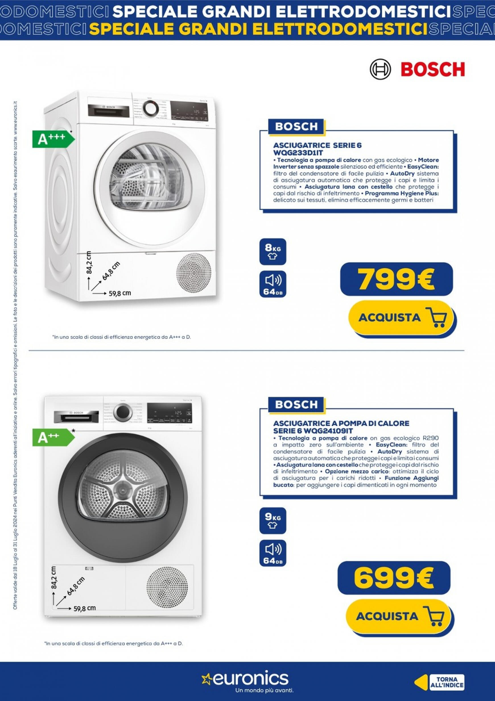 euronics - Nuovo volantino Euronics - Speciale Grandi Elettrodomestici 18.07. - 31.07. - page: 13