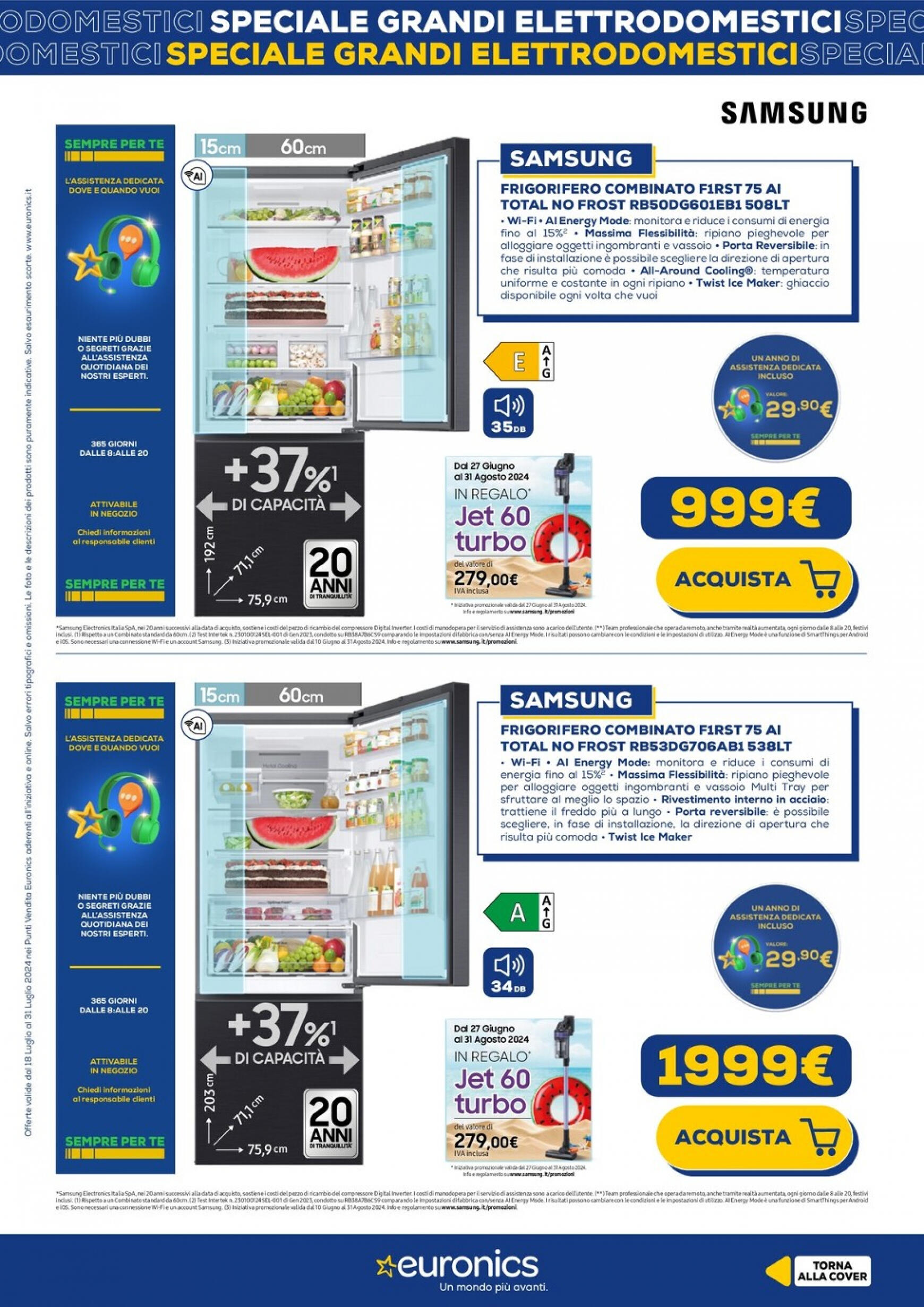 euronics - Nuovo volantino Euronics - Speciale Grandi Elettrodomestici 18.07. - 31.07. - page: 3