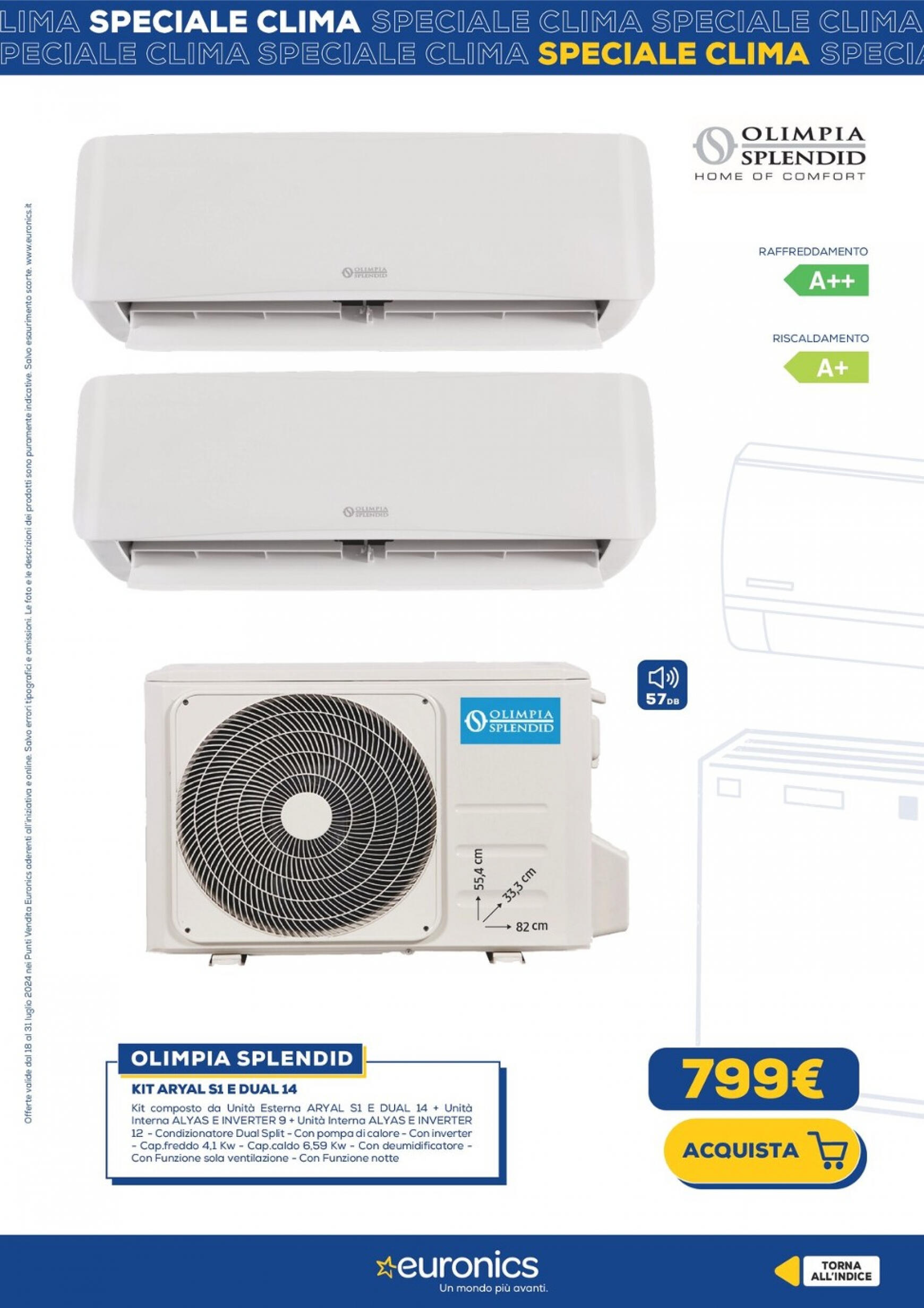 euronics - Nuovo volantino Euronics - Speciale Clima 18.07. - 31.07. - page: 19