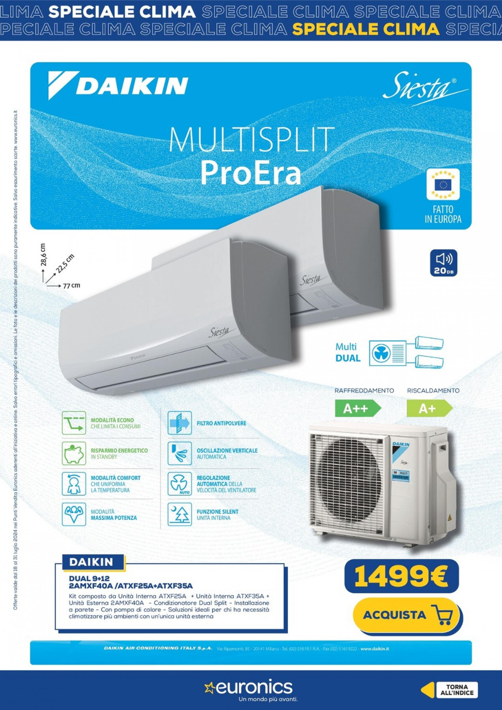 euronics - Nuovo volantino Euronics - Speciale Clima 18.07. - 31.07. - page: 6