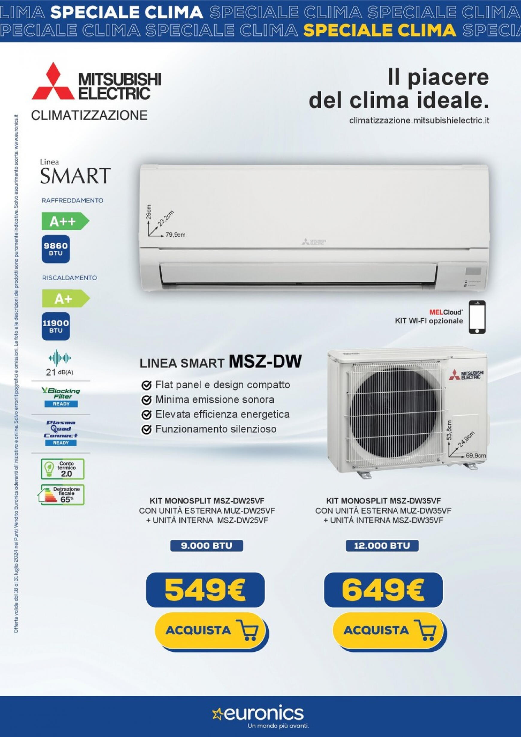 euronics - Nuovo volantino Euronics - Speciale Clima 18.07. - 31.07. - page: 7