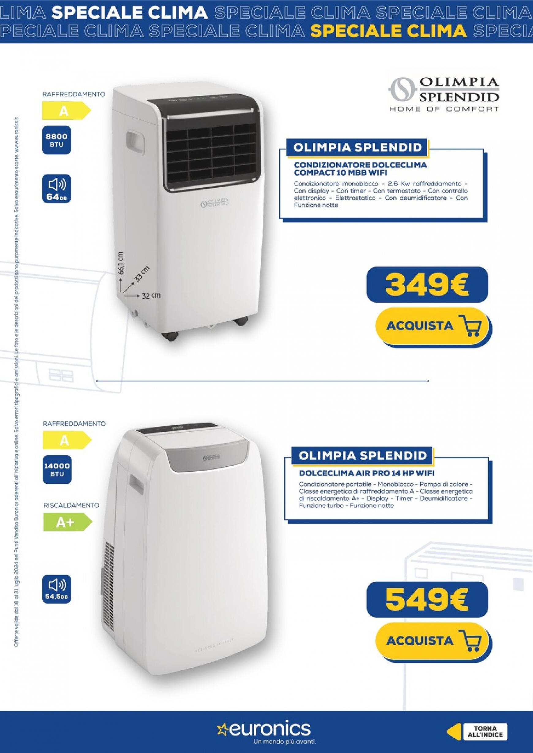 euronics - Nuovo volantino Euronics - Speciale Clima 18.07. - 31.07. - page: 23