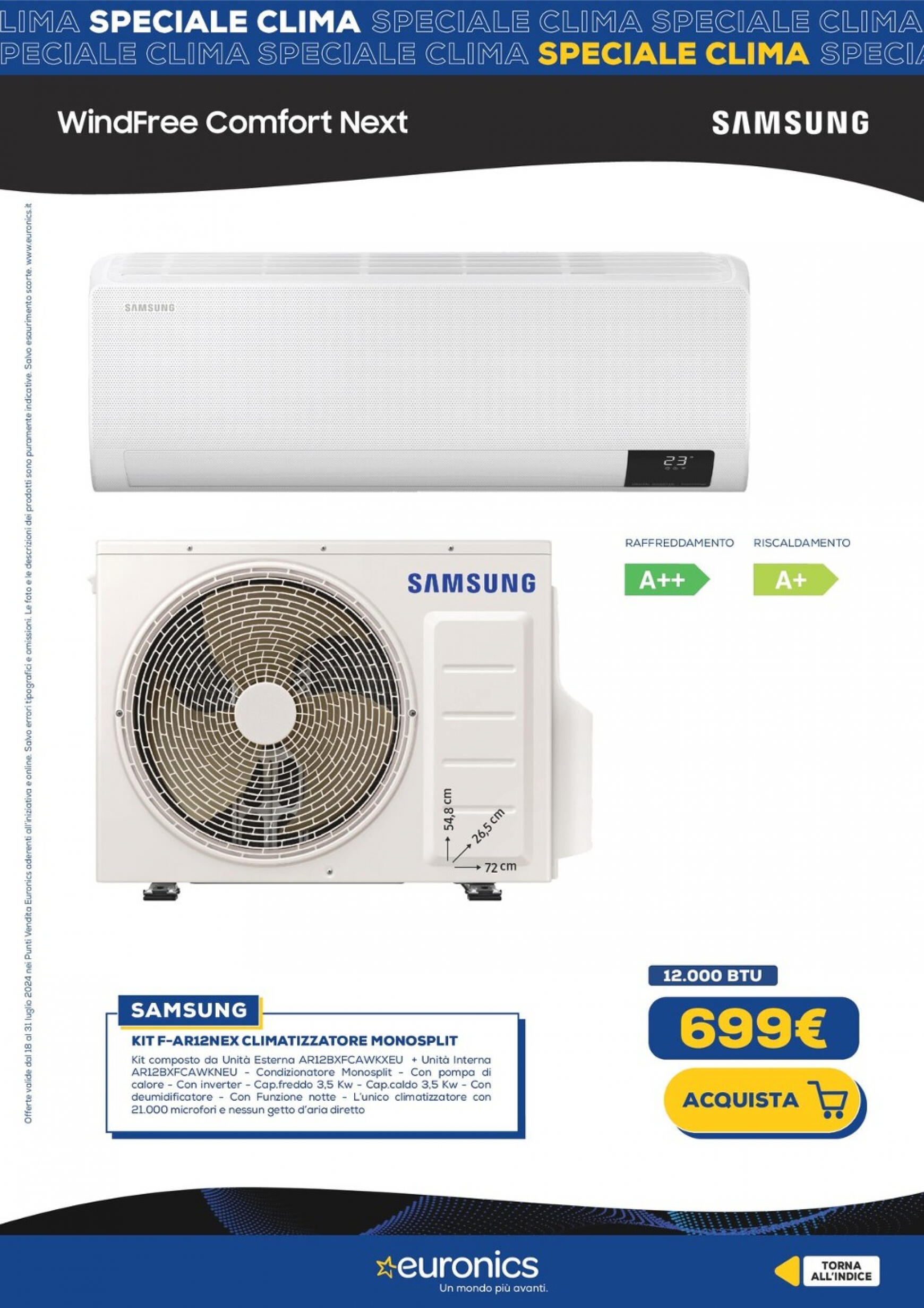 euronics - Nuovo volantino Euronics - Speciale Clima 18.07. - 31.07. - page: 14