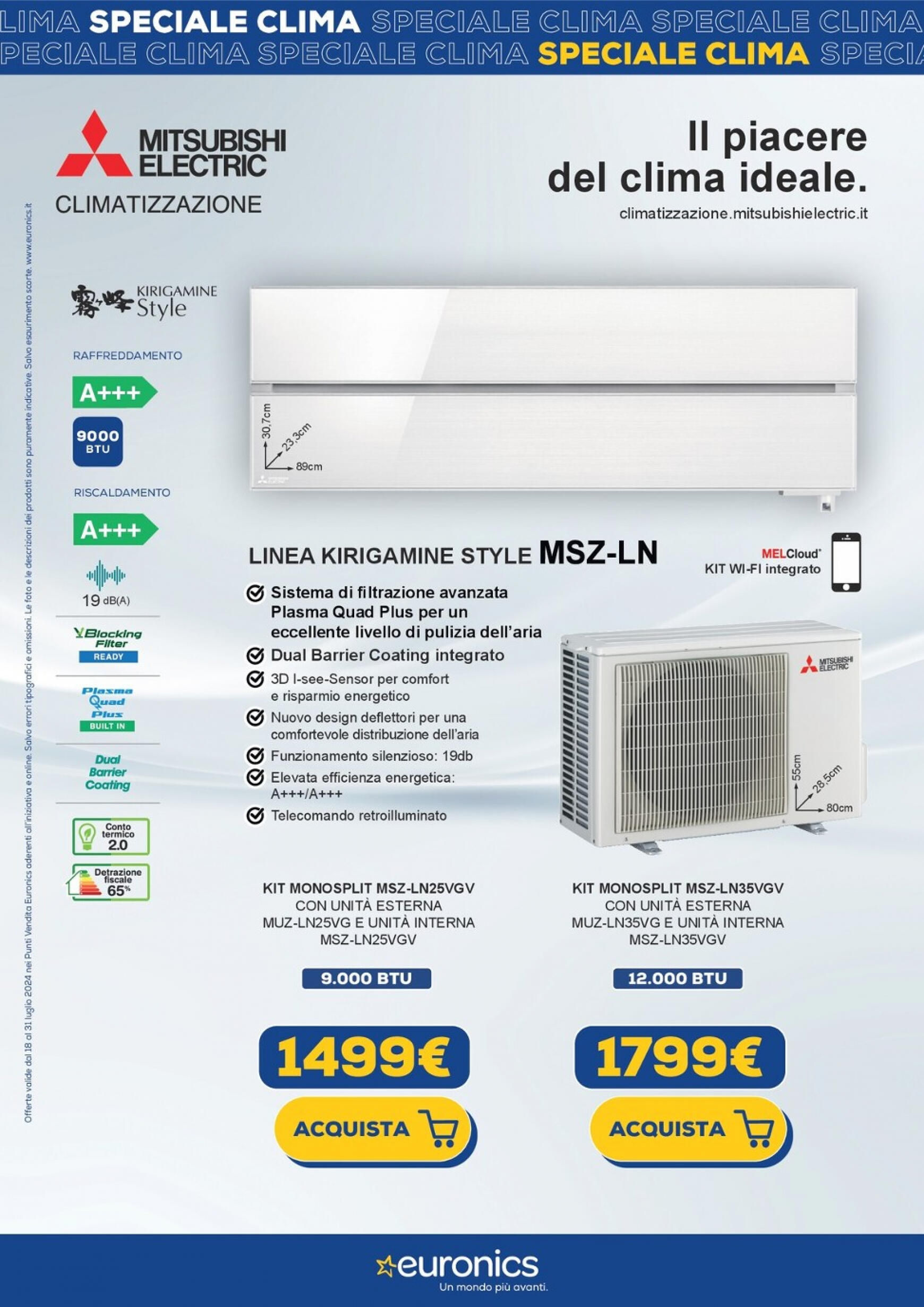 euronics - Nuovo volantino Euronics - Speciale Clima 18.07. - 31.07. - page: 8