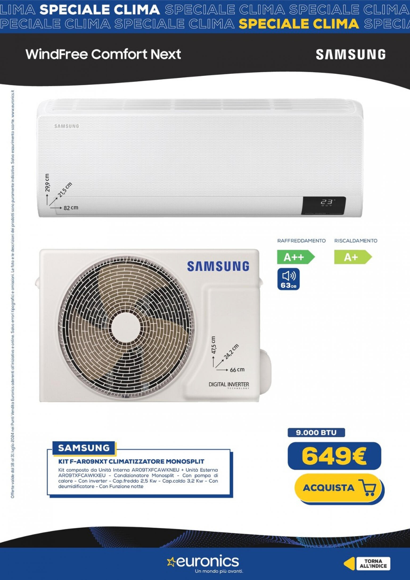 euronics - Nuovo volantino Euronics - Speciale Clima 18.07. - 31.07. - page: 15