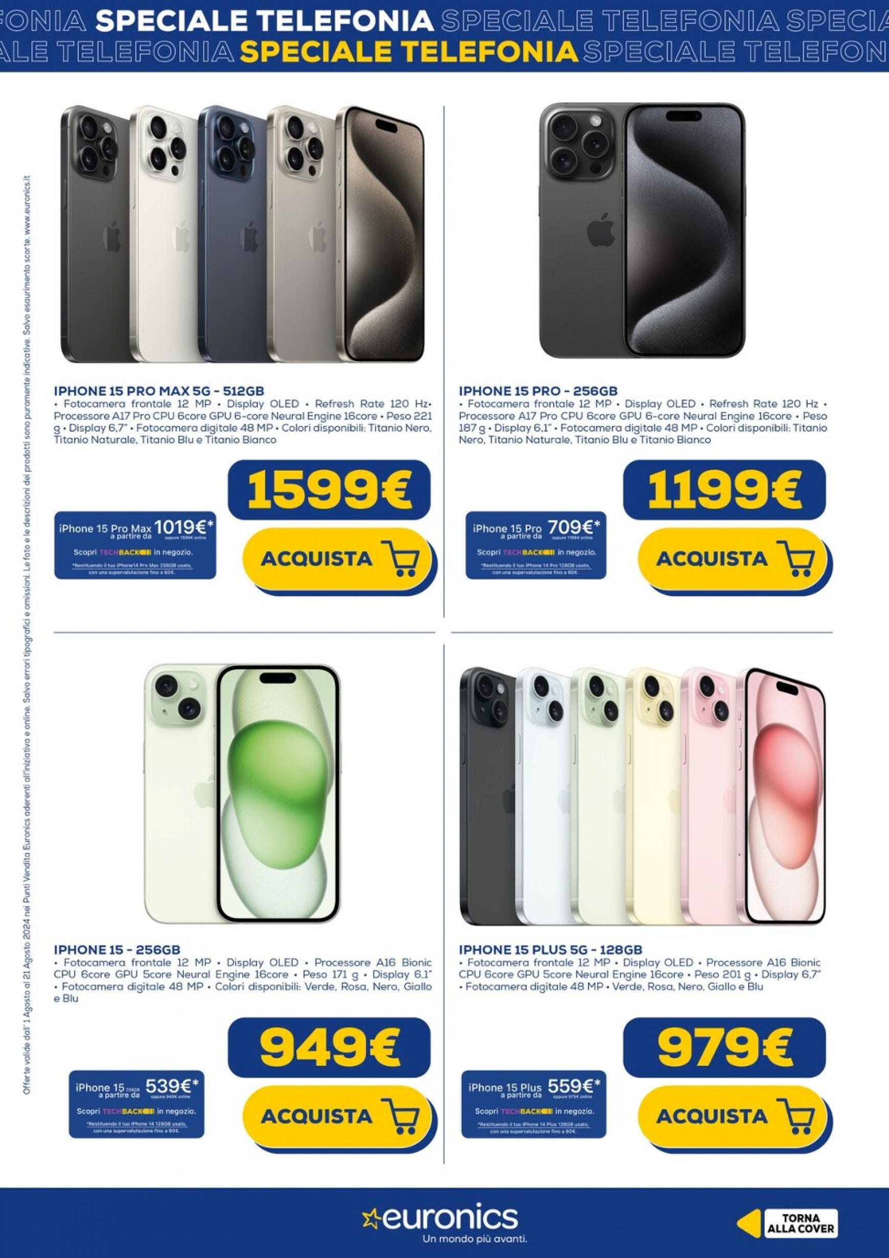 euronics - Nuovo volantino Euronics - Telefonia 01.08. - 21.08. - page: 3