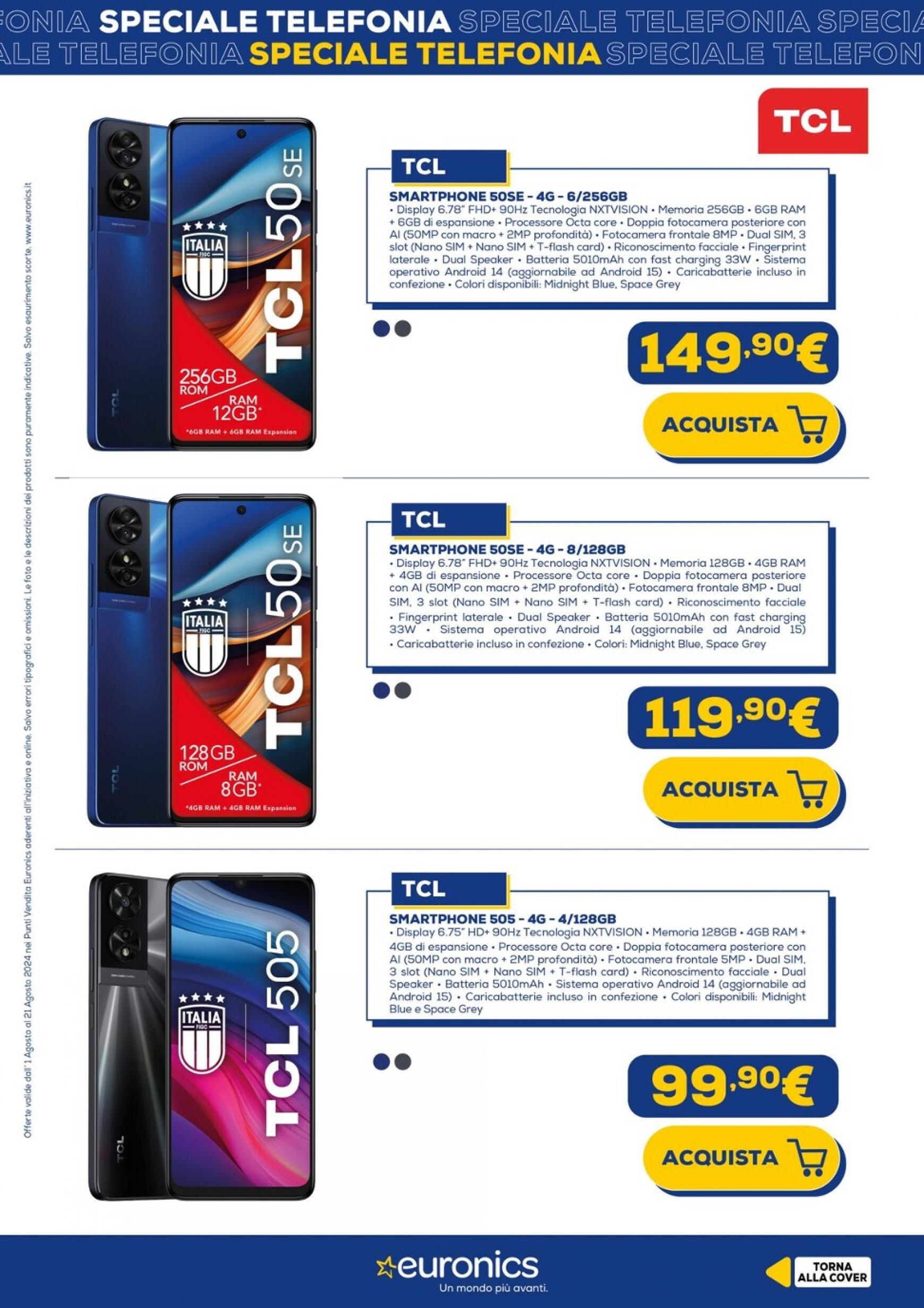 euronics - Nuovo volantino Euronics - Telefonia 01.08. - 21.08. - page: 11